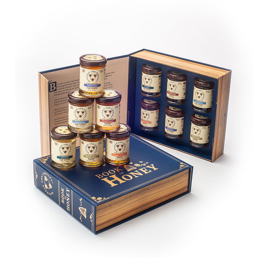 Premium Honey Book Set of 6 - Natural Honey Recipe Cookbook & Beekeeping Guide | Perfect for Home Chefs, Bakers & Beekeepers