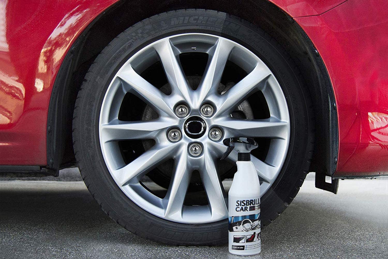 Premium Car Dashboard Plastic & Leather Conditioner - Satin Gloss Polish Spray Cream with Dry Touch Formula | Restores & Protects Interior Surfaces | Ideal for Cars, Trucks & SUVs