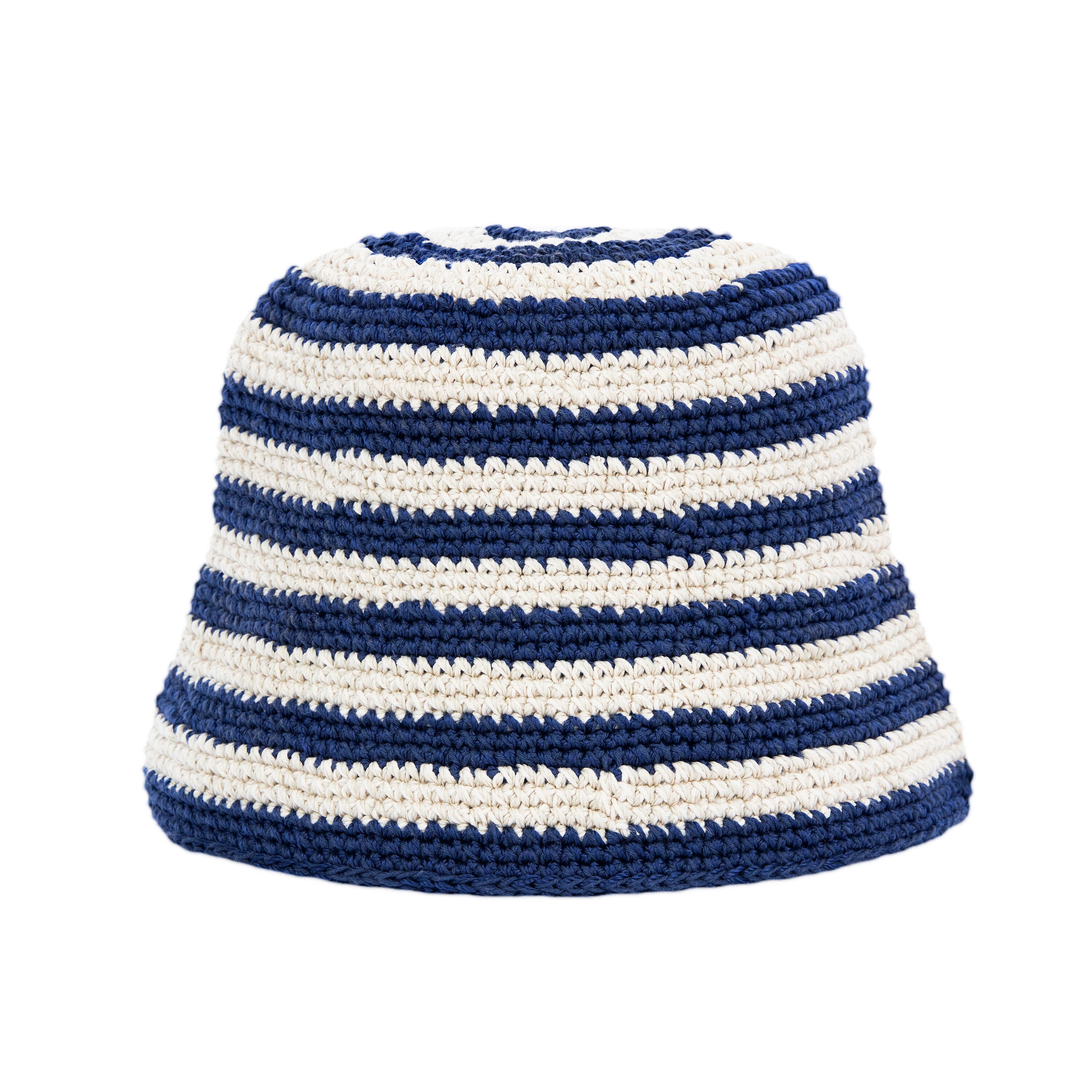 Hand Crochet - Denim Stripe
