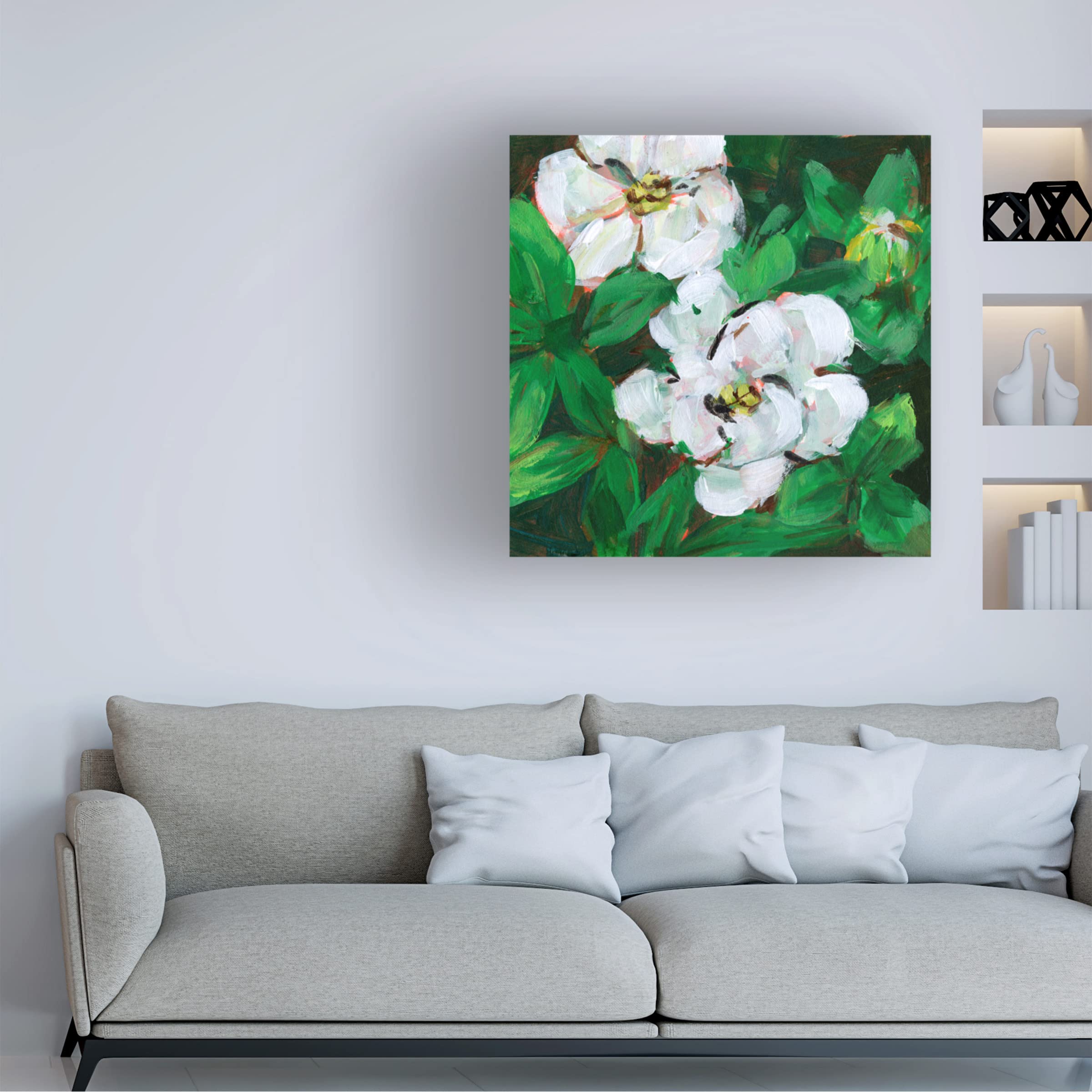 Trademark Fine Art 'Summer Bride I' Canvas Wall Art by Melissa Wang - Perfect for Wedding Decor, Bridal Showers & Home Interior Design