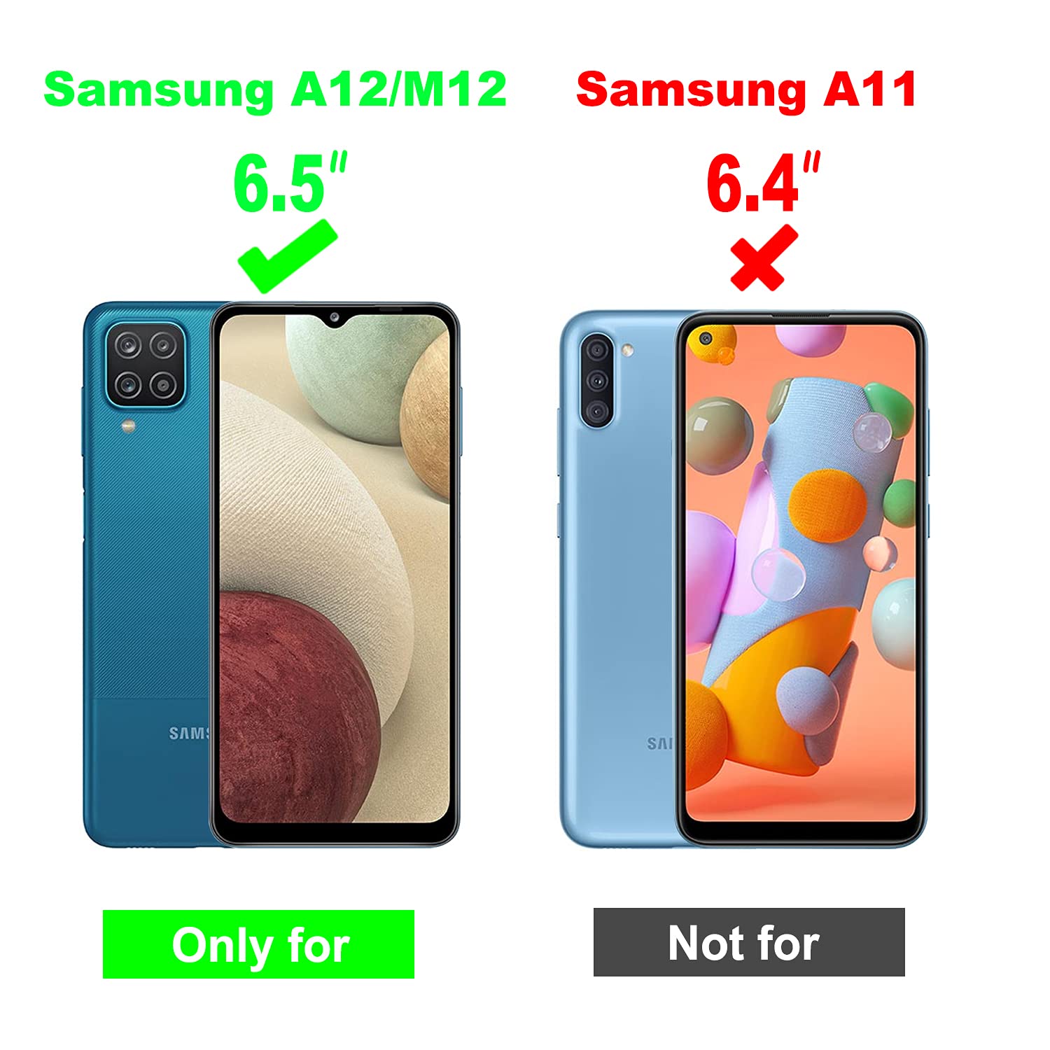 YATWIN Shockproof Silicone Case for Samsung Galaxy A12/M12 - Soft-Touch Full Body Protection, Anti-Slip & Dustproof Phone Cover (Dark Blue) - Perfect for Outdoor Activities, Work & Daily Use