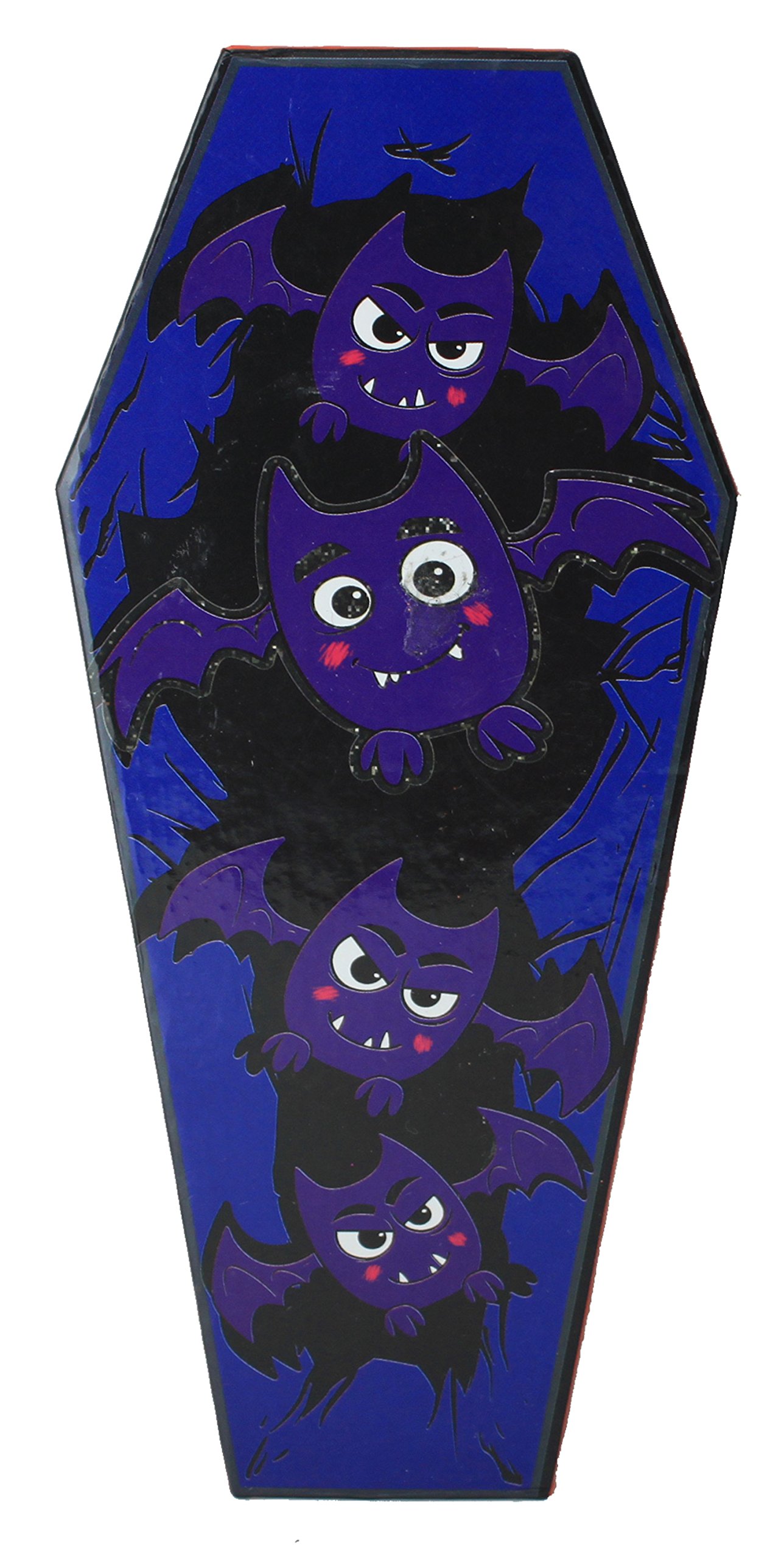 Asian Zing Coffin Shaped Gift Box - Elegant Halloween Party Favors, Spooky Decor & Unique Present for Horror Fans - Perfect for Trick or Treat, Haunted House Decorations & Gothic Themed Events