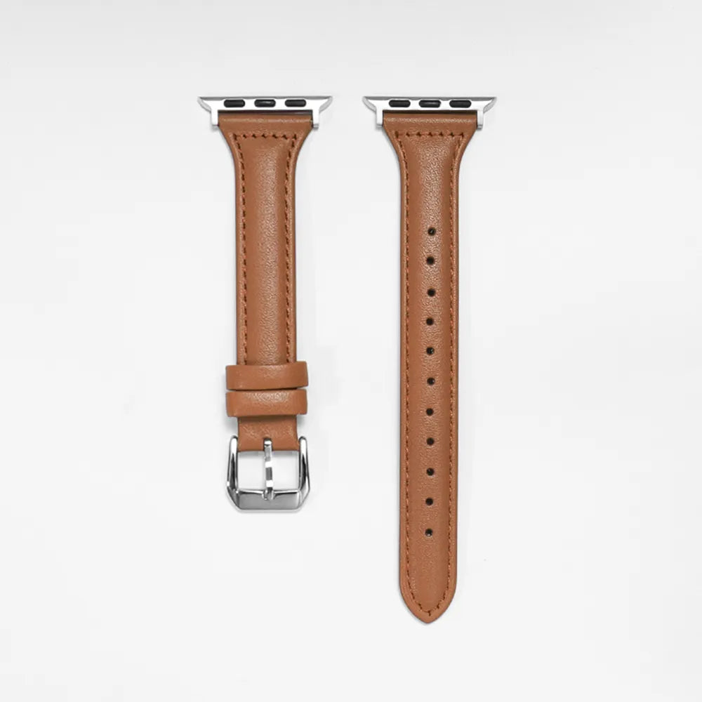 Stylish Leather Bands for Apple Watch - Premium Replacement Straps for Women & Men - Perfect for Work, Gym & Everyday Wear