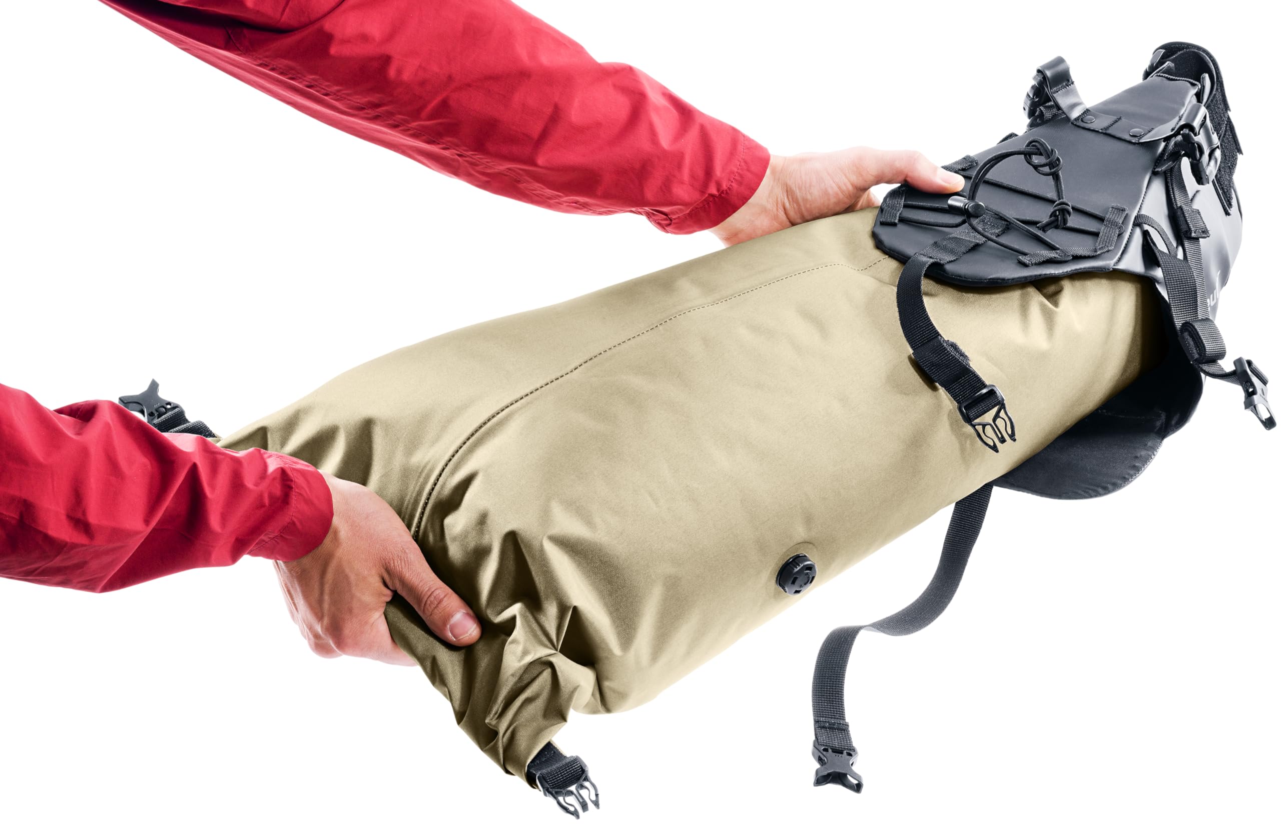 Deuter Cabezon SB 16 Bike Bag - 16L Waterproof Saddle Bag for Commuting, Road, Gravel & Mountain Biking | Durable Bicycle Storage Pack for Cycling Gear | Perfect for Daily Rides & Outdoor Adventures - Desert-Black