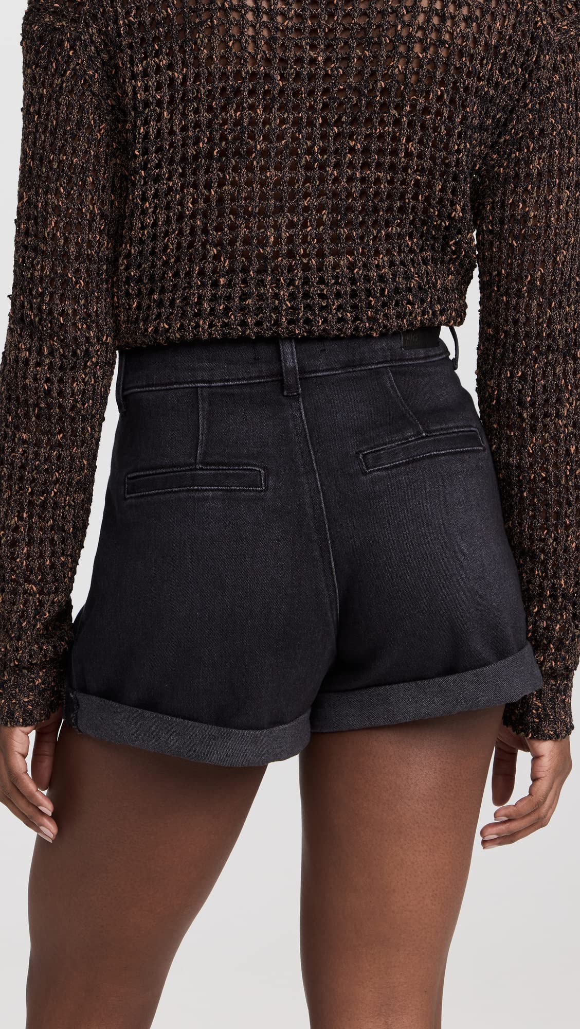 PAIGE Women's Beth Denim Shorts - High Waisted Distressed Jeans Shorts for Women | Casual Summer Outfit, Beach Vacation, Street Style Fashion