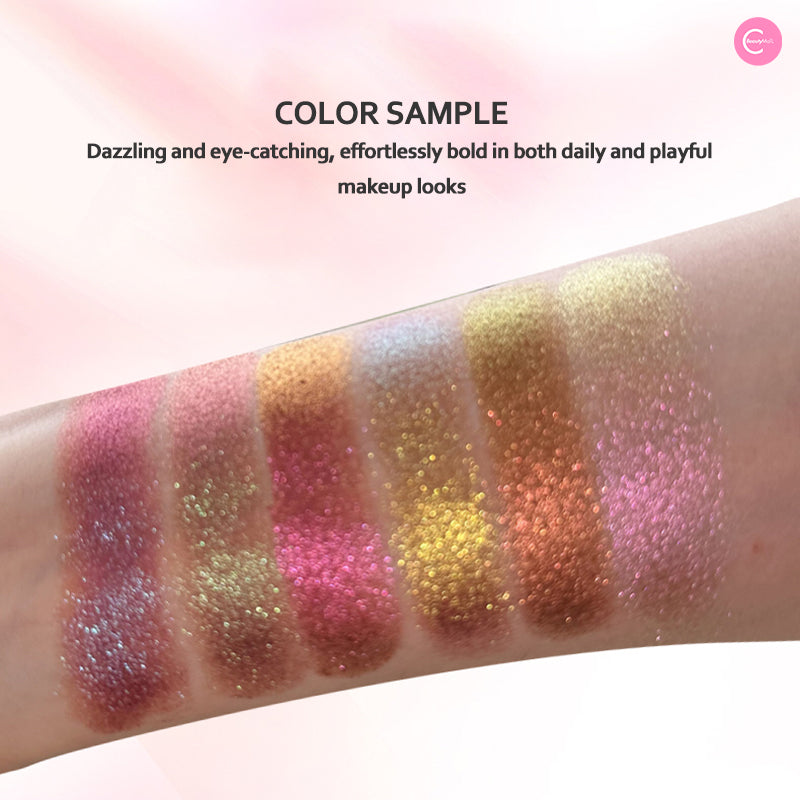 Vivian Dong Enchantress 6-Color Eyeshadow Palette - Long Lasting, Highly Pigmented Makeup for Day & Night Looks - Perfect for Parties, Weddings & Special Occasions