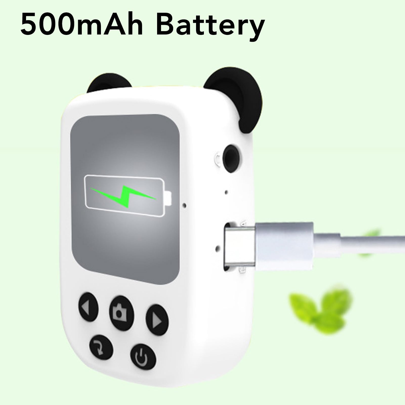 Plyisty Kids Camera - 12MP 1080P Panda Cartoon Digital Camera for Boys & Girls with MP3 Player, Easy-to-Use Point & Shoot Camera for Toddlers - Perfect for Birthday Gifts, Travel Adventures & First Photography Experiences