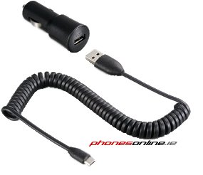 HTC CC C200 MicroUSB Car Charger - Fast Charging for HTC Desire, Desire HD, Wildfire - Perfect for Road Trips & Commuting