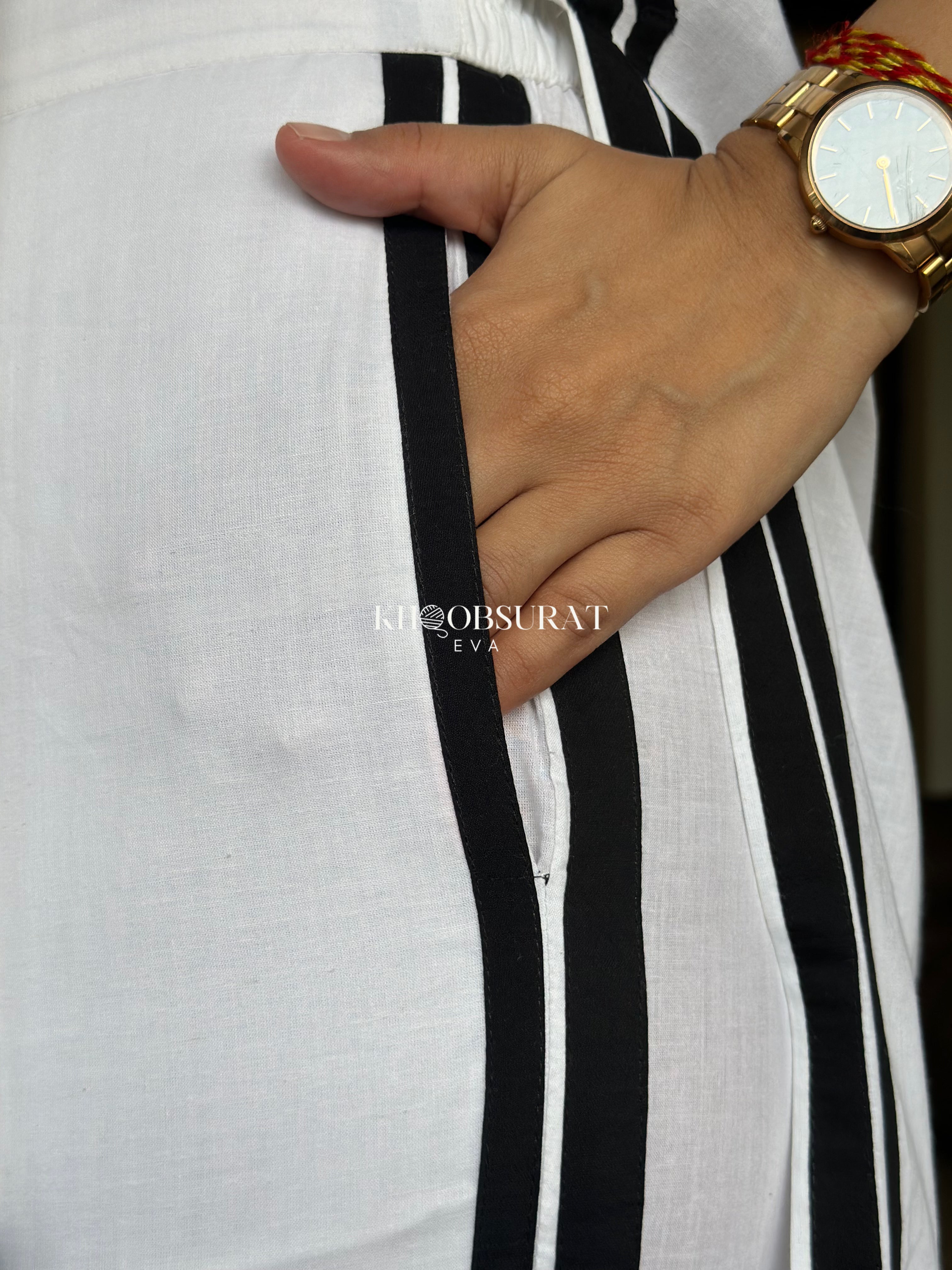 Elegant Noor White Kurta Set for Women - Traditional Pakistani/Indian Ethnic Wear - Perfect for Festivals, Weddings & Special Occasions