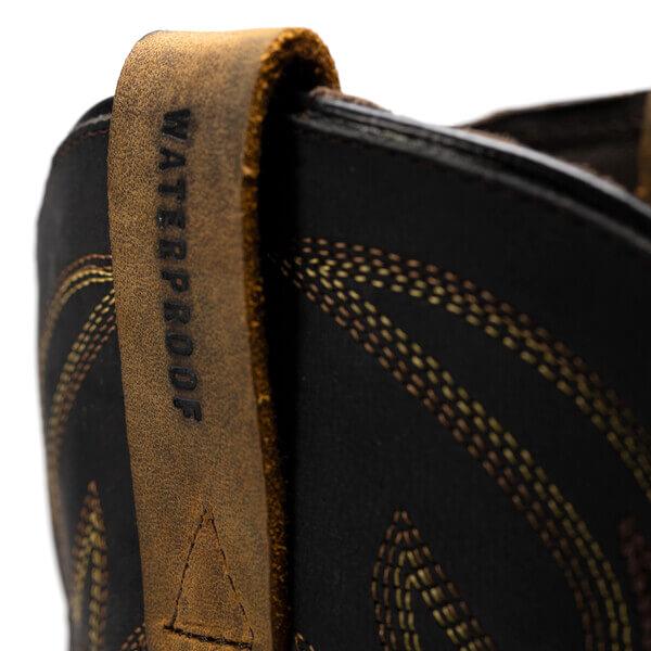 Waterproof Square Toe Wellington Boots with Safety Toe - Size 11 - Perfect for Construction, Farming & Outdoor Work