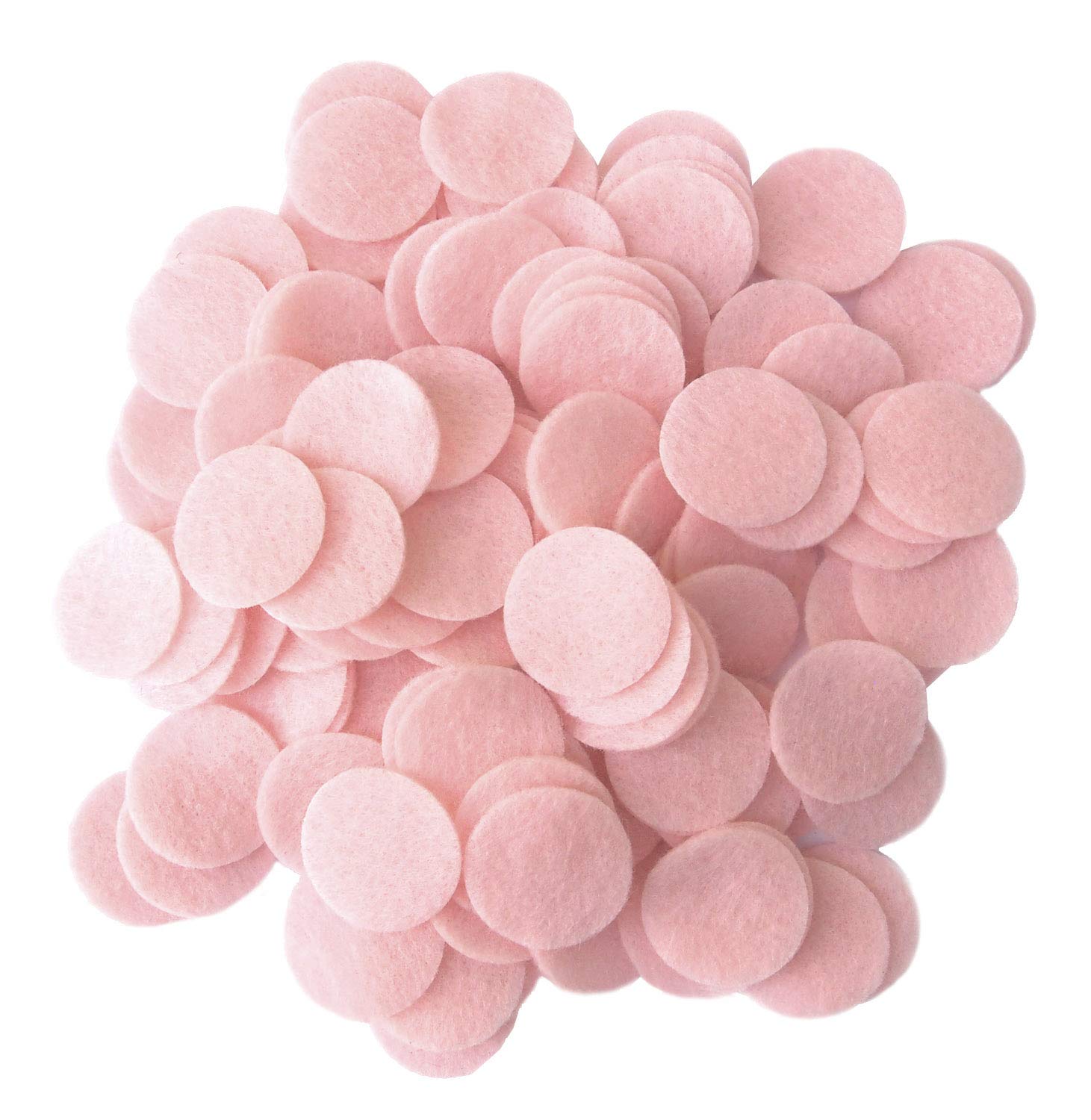 Playfully Ever After Light Pink Craft Felt Circles (4 Inch - 19pc) - Perfect for DIY Projects, Scrapbooking, and Kids Crafts