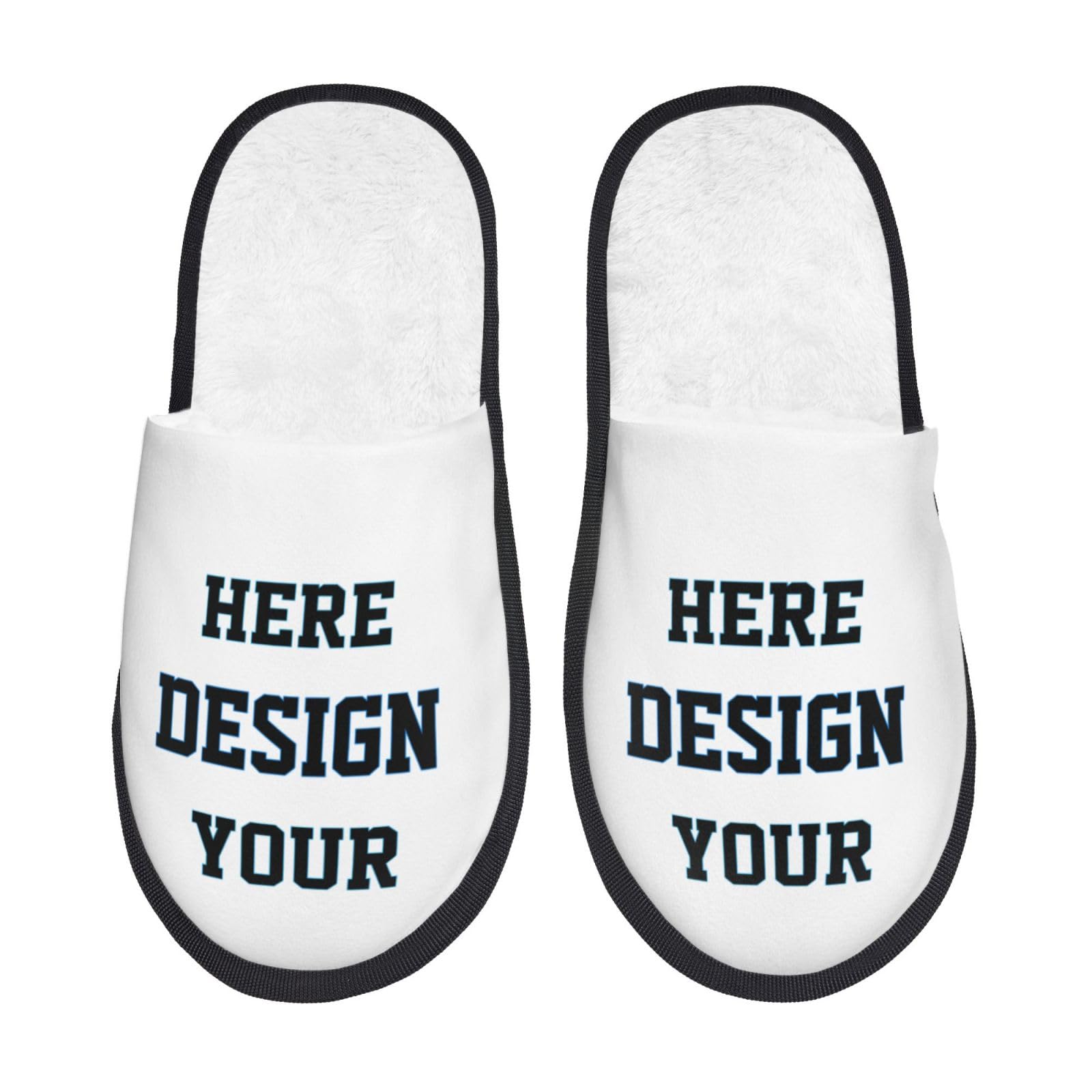Custom Personalized Slippers for Women - Monogrammed Name & Photo House Shoes - Cozy Gift for Mom, Wife, Daughter - Perfect for Christmas, Birthday, Home Relaxation