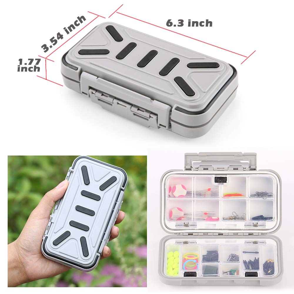 YUKI Fishing Lure Box - Tackle Storage Organizer for Fly & Casting - Vest Use