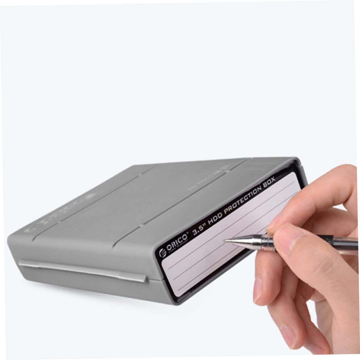Jojofuny 3.5 Inch Hard Drive Protective Case - Shockproof & Durable HDD Storage Box for Computer Accessories, External Hard Disk Carrying Case - Perfect for Travel, Office & Data Backup Protection