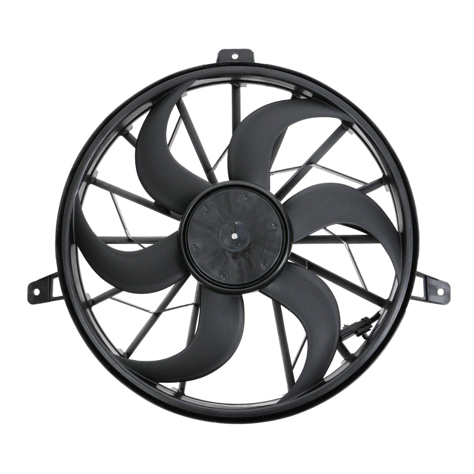 TRQ Radiator Cooling Fan Assembly Compatible with 1999-2003 Jeep Grand Cherokee & 2002-2003 Liberty - Replaces CH3115110, CH3116113, CH3116115 - High Performance Cooling Solution for Off-Road & Daily Driving