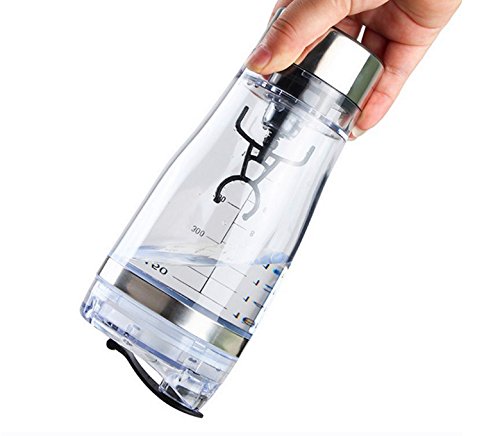 Eleoption® Electric Protein Shaker Bottle - 20oz Battery Powered Blender for Protein Powder, Pre-Workout & Supplements | Leakproof Portable Mixer for Gym, Travel & Home Workouts