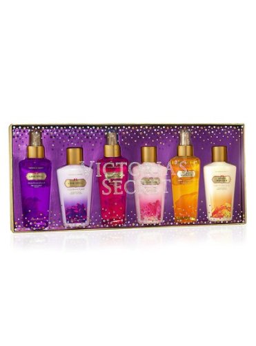 Victoria Secret VS Fantasies Body Mist & Lotion Gift Set - Love Spell, Amber Romance, Pure Seduction | Women's Fragrance Trio for Date Night, Self-Care & Gifting