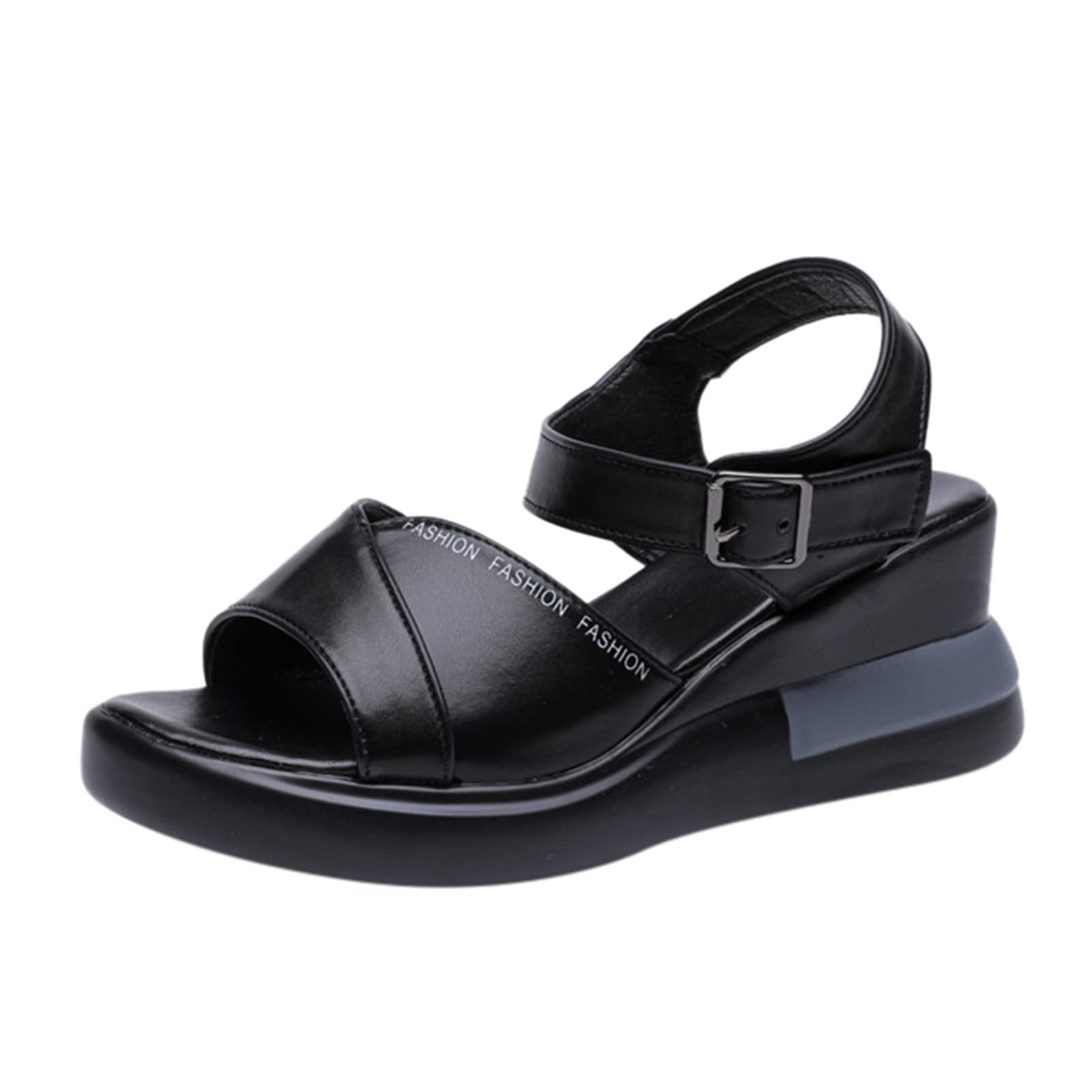 Women's White Wedge Sandals - Fashionable Breathable Lace-Up Shoes with Thick Sole & Tan Wedge Heel | Perfect for Summer Outfits, Beach Vacations & Casual Wear