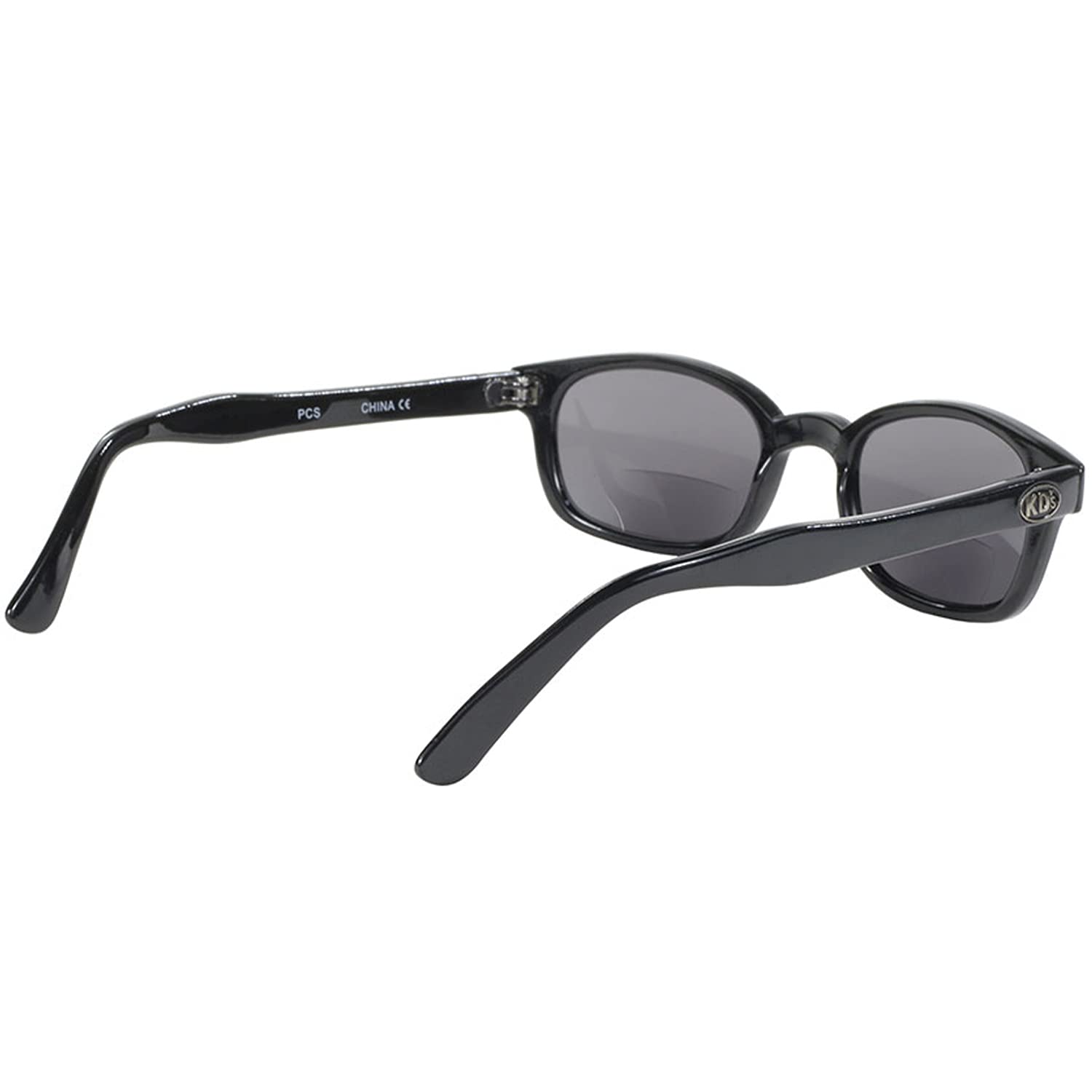 Pacific Coast Sunglasses X-Kd Readerz Smoke Lens 2.25 Rectangular Sunglasses for Men & Women - Black Frame, 55mm Lens Width, 60mm Temple Length - Perfect for Reading, Driving, and Outdoor Activities
