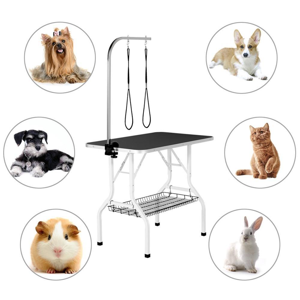 Yaheetech 36 Inch Professional Dog Grooming Table with Adjustable Height - Perfect for Pet Grooming, Bathing & Styling at Home or Salon