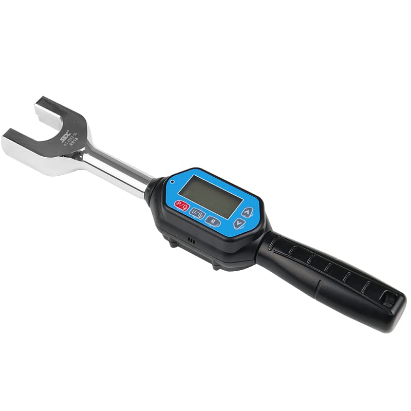 ER16A Digital Torque Wrench - ±2% High Accuracy Electronic Nut Torque Wrench with Audible/Visual Alarm & LED Display for ER Series Nuts - Perfect for Automotive Repair, Industrial Assembly and Mechanical Maintenance