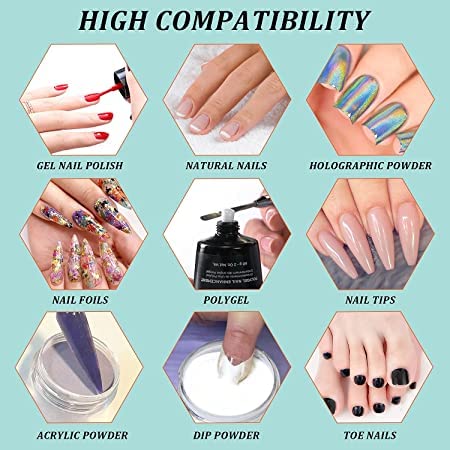UV Lamp Dry Top Coat for Nail Extensions & Nail Art - 15ml Quick Curing Gel Polish - Perfect for Salon, Home Manicures & DIY Nail Designs