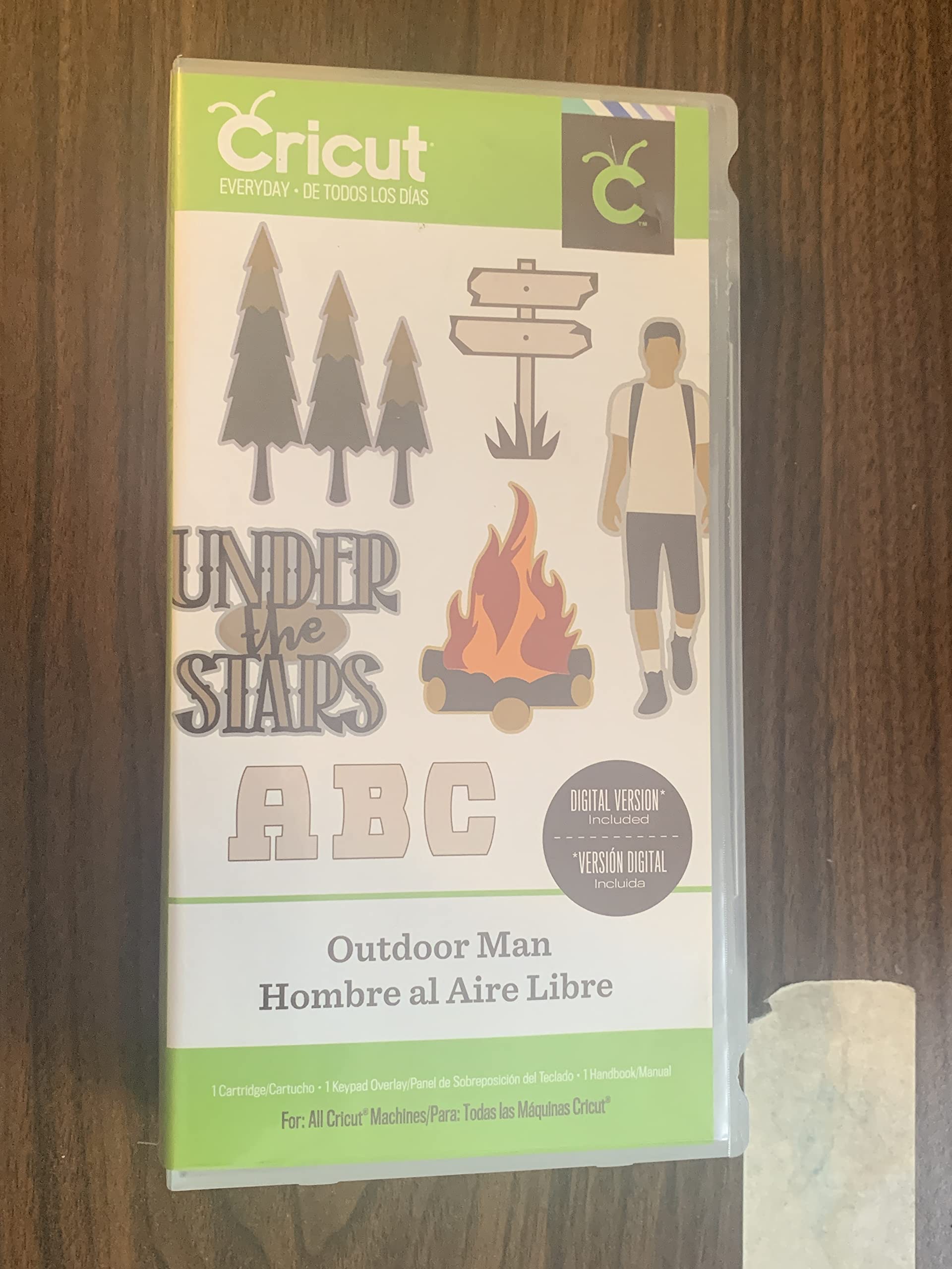 Cricut Outdoor Man Craft Cartridge - Vinyl Cutting Supplies for DIY Projects, Signs & Decals - Perfect for Home Decor, Gifts & Scrapbooking