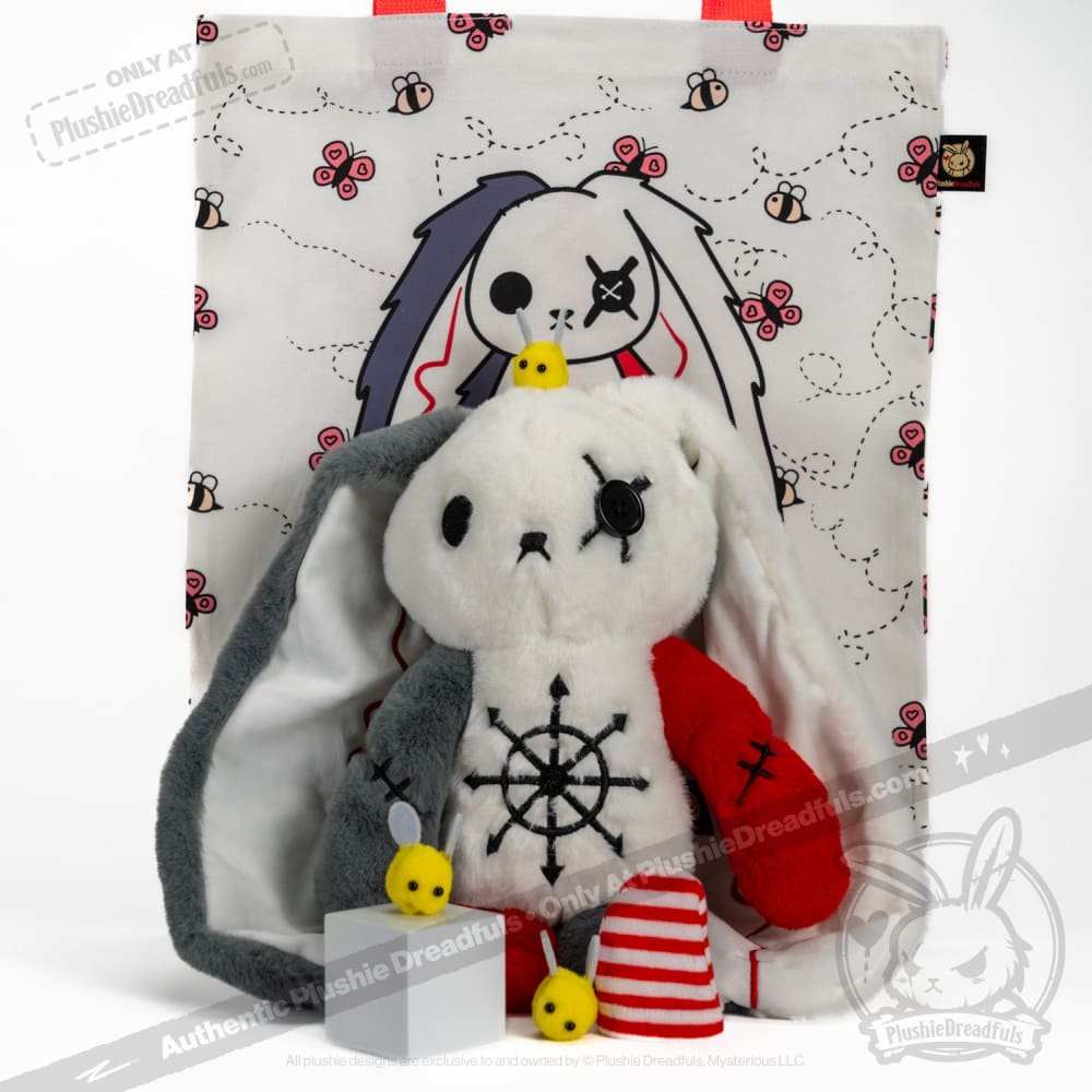 Plushie Dreadfuls ADHD Rabbit Stuffed Animal - Soft Plush Toy for Kids with ADHD, Anxiety Relief & Sensory Comfort | Perfect for Therapy, Bedtime & Emotional Support