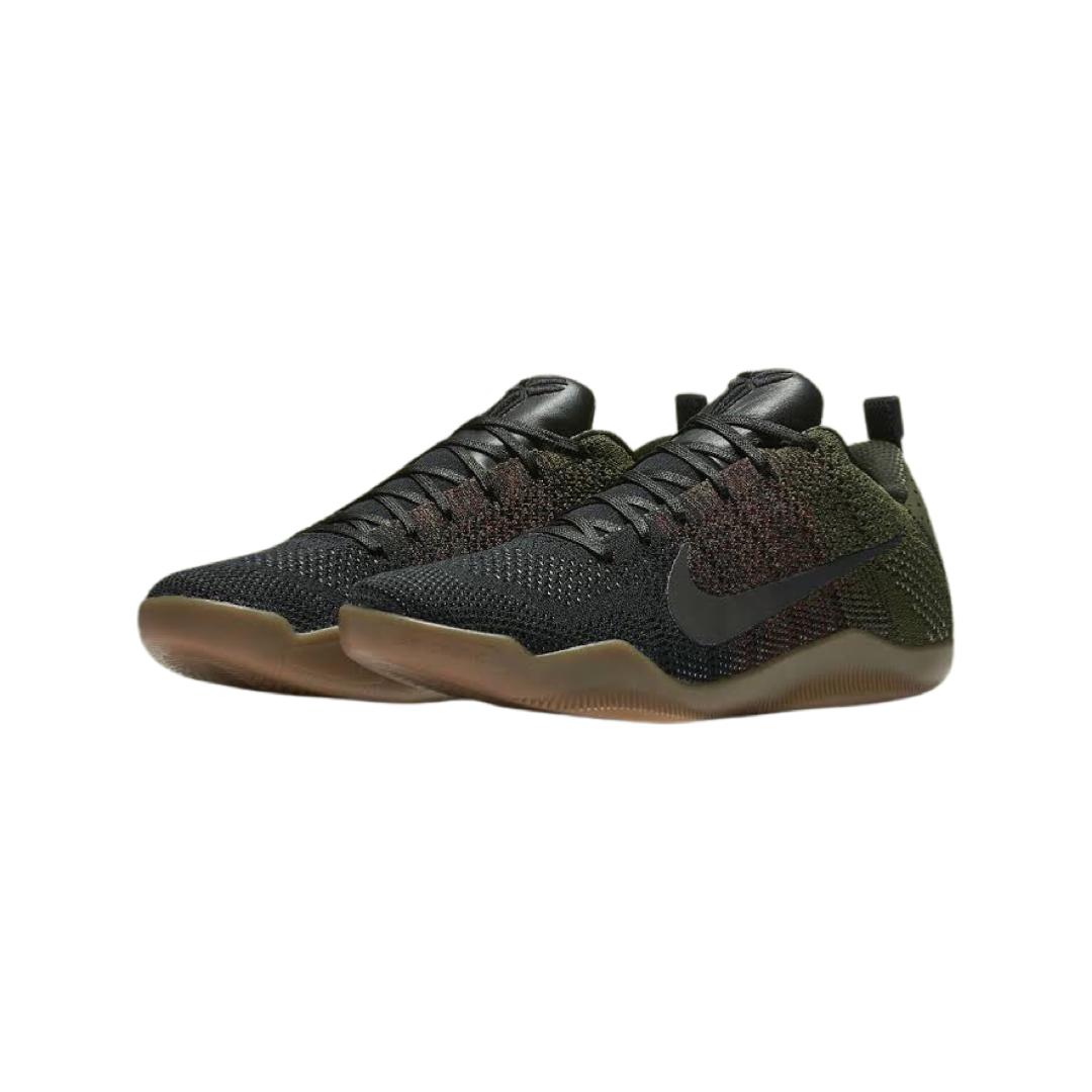 Nike Kobe XI Elite Low 4KB Basketball Shoes - Black Horse/Black/Team Red/Rough Green - High-Performance Court Sneakers for Men's Basketball Games & Training