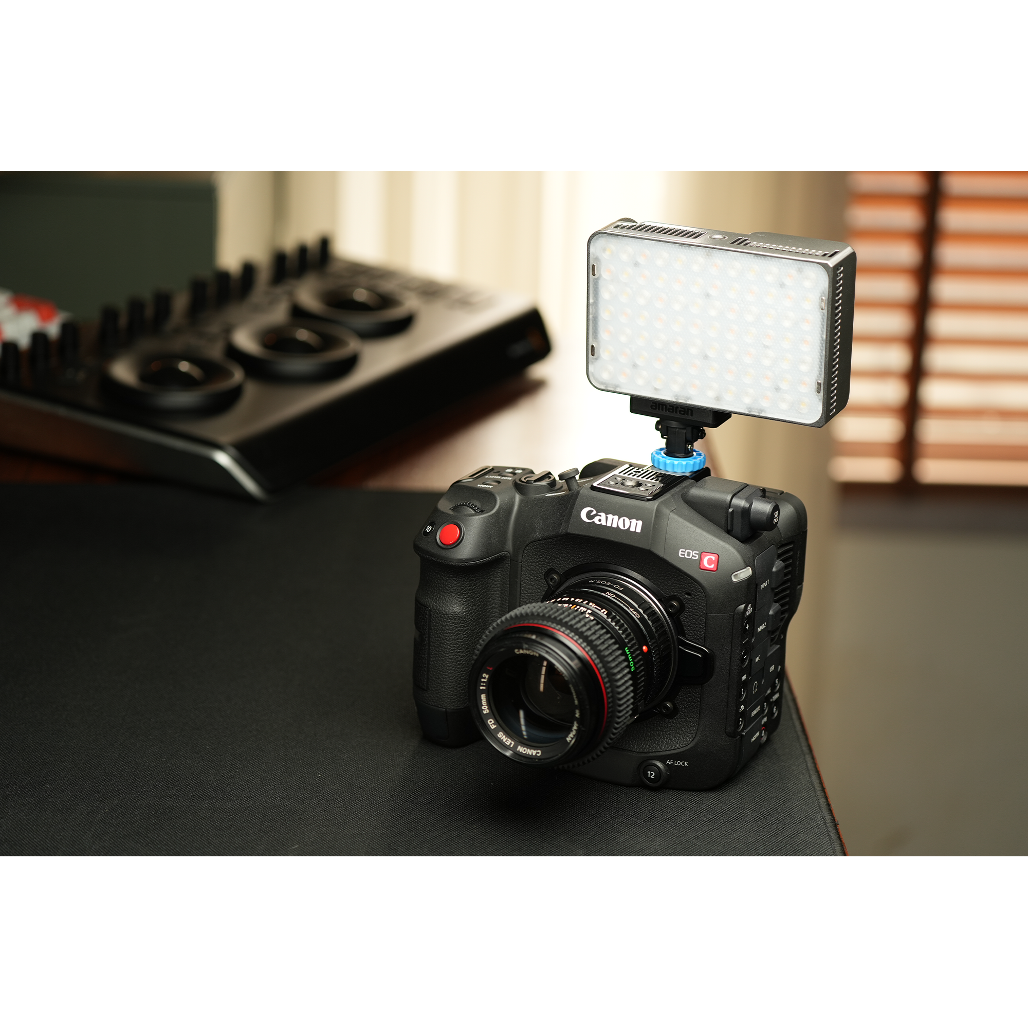 Amaran Ace 25c Compact RGB LED Light Panel - All-in-One Creator Kit (Gray) | Perfect for YouTube, TikTok & Photography Lighting | Portable Studio Light for Content Creators
