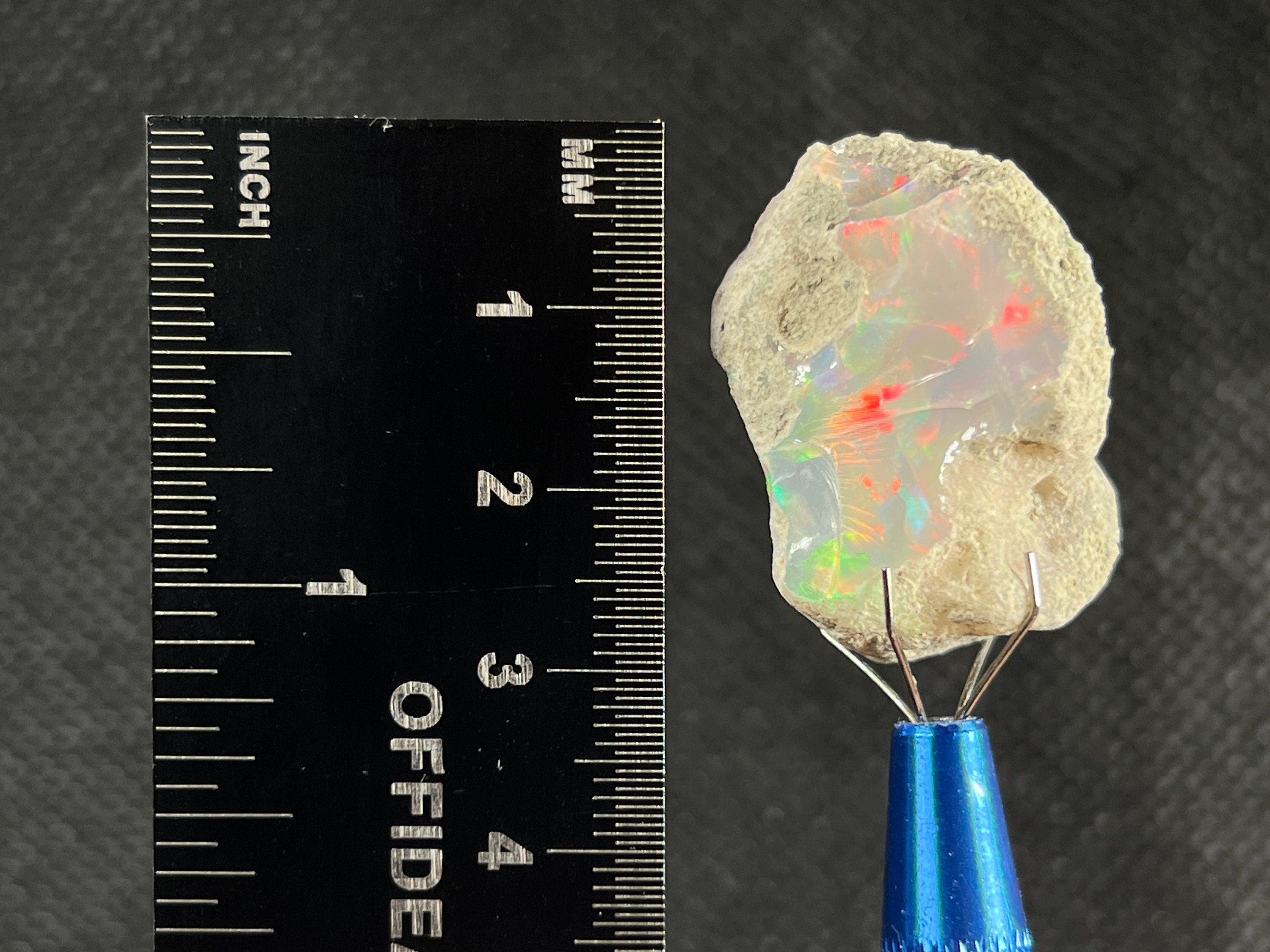 Premium 4A+ Welo Opal Raw Crystal - Certified Cutting Grade Opal for Jewelry Making (50632) - Perfect for Rings, Necklaces & DIY Gemstone Crafts