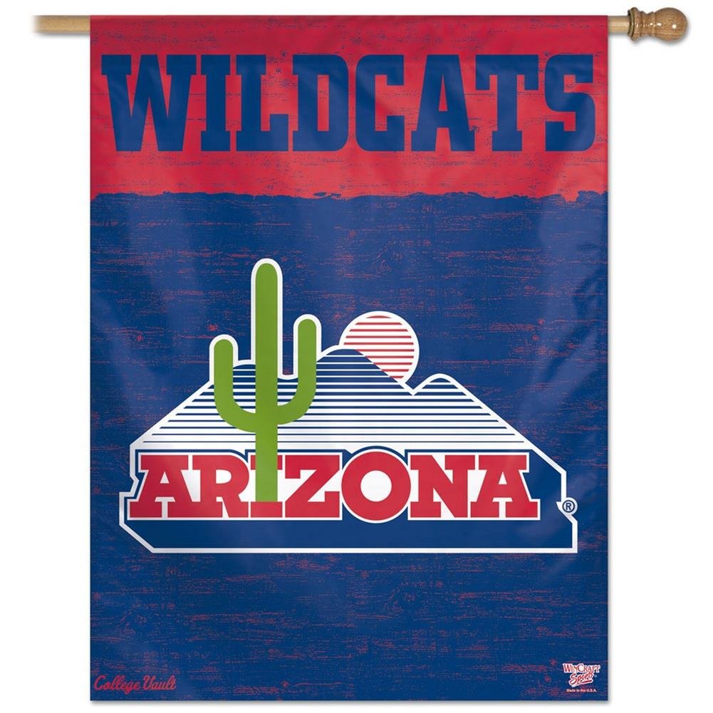 Arizona Wildcats Vintage 27x37 Inch House Flag - Durable Outdoor Banner for Porch, Yard, and Game Day Decor - Perfect for College Football Fans and Wildcats Supporters