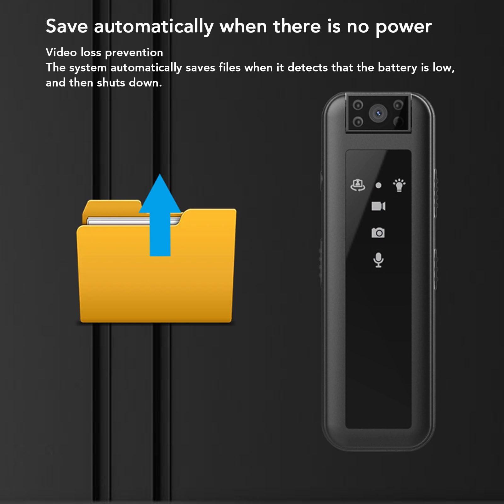 HD 1080P Mini Body Camera - 180° Rotating Clip-On Pocket Camera for Running, Dog Walking, Fishing & Night Activities | No Built-in Camera Needed (Black) | Perfect for Outdoor Adventures, Sports Recording & Security Monitoring