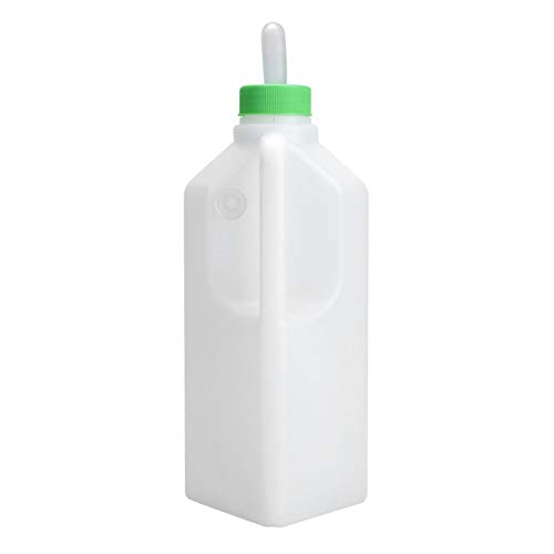 **850mL Calf Feeding Bottle with Nipple - Durable Animal Milk Bottle for Calves, Goats, and Lambs - Ideal for Farm, Ranch, and Pet Care**