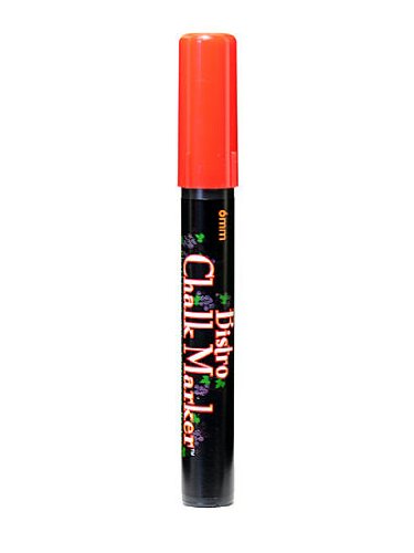 Marvy Uchida Bistro Chalk Markers - 6 Pack Broad Point Red Markers for Whiteboards, Glass, Windows & Chalkboards - Perfect for Restaurants, Cafes, Offices & Classrooms