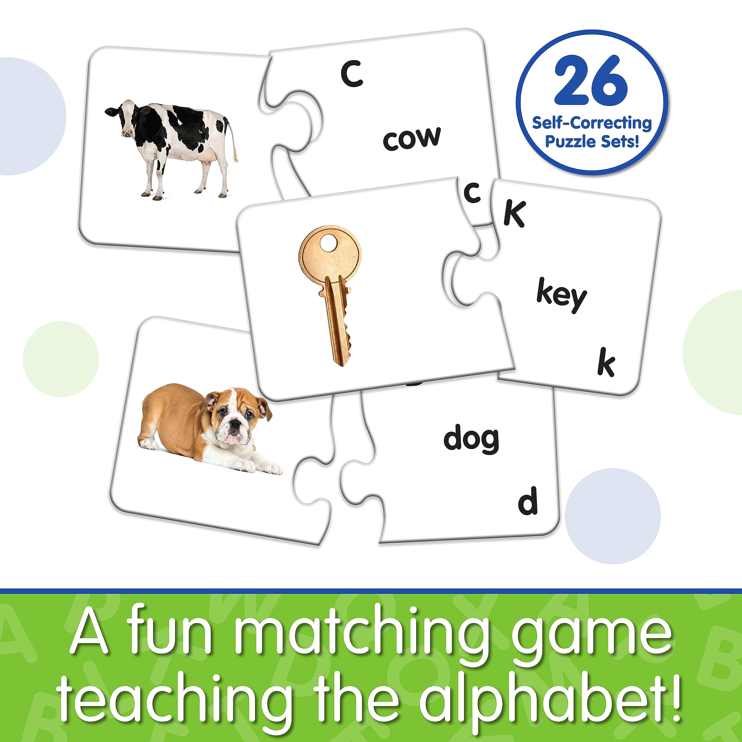 The Learning Journey: Match It! - ABCs - Educational Alphabet Puzzle for Toddlers Ages 2-5, Award-Winning Preschool Learning Toy | Perfect for Homeschooling, Classroom Activities & Early Childhood Development