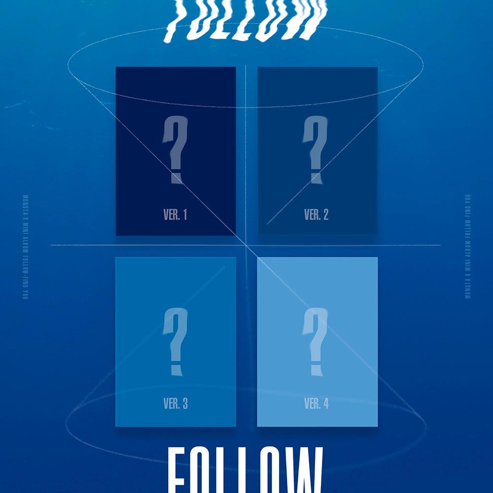 MONSTA X 7th Mini Album 'FOLLOW: FIND YOU' - K-Pop Music CD with Photobook & Poster - Perfect for K-Pop Fans Collection and Gift Giving