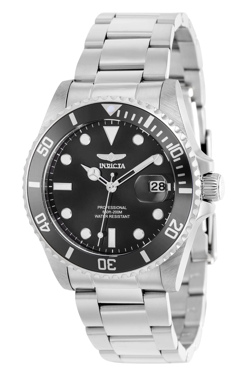 Invicta Women's Pro Diver 37149 Black Dial Quartz Watch - Waterproof Wristwatch for Swimming, Diving & Everyday Wear