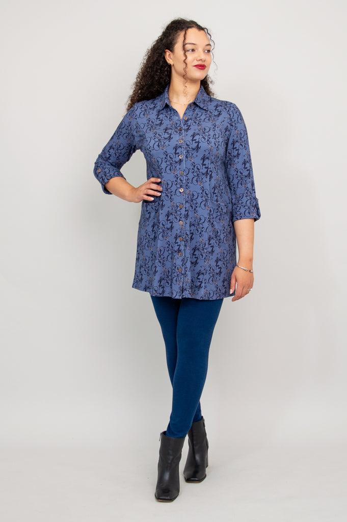 Charlie Tunic - Soft Bamboo Fabric Mexican Style Blouse for Women | Perfect for Summer Vacations & Boho Chic Outfits