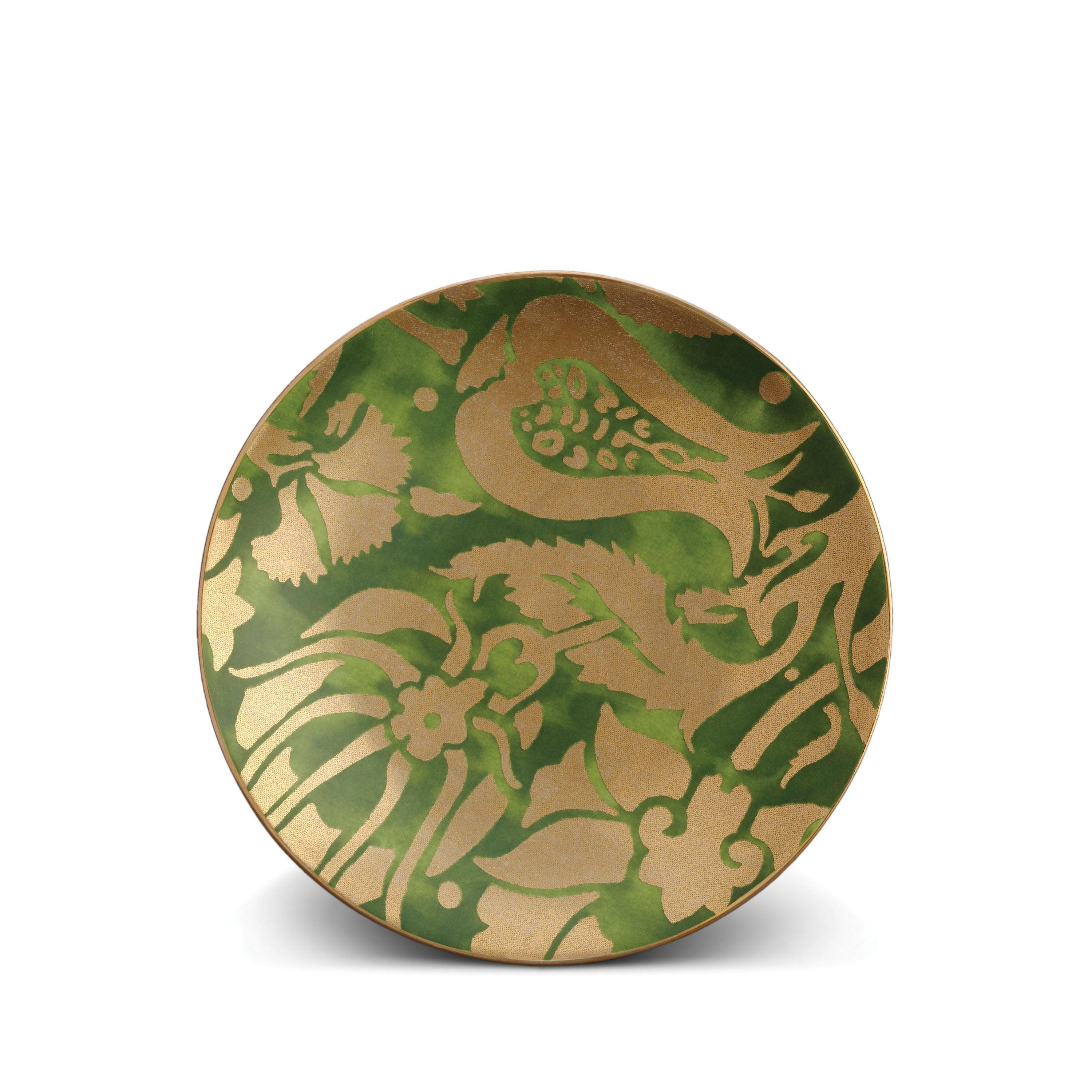 Fortuny Melagrana 4-Piece Dessert Plate Set - Elegant Porcelain Plates for Cake, Pastry & Dessert Serving - Perfect for Dinner Parties, Tea Time & Special Occasions