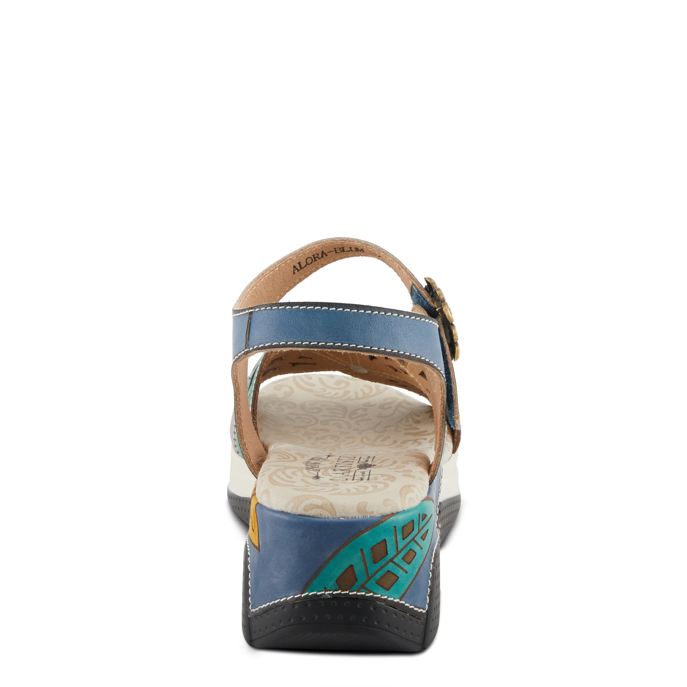 Spring Step L'Artiste Women's ALORA - Hand-Painted Lightweight Comfortable Sandals for Walking, Travel & Casual Wear | Breathable Athleisure Footwear for Women