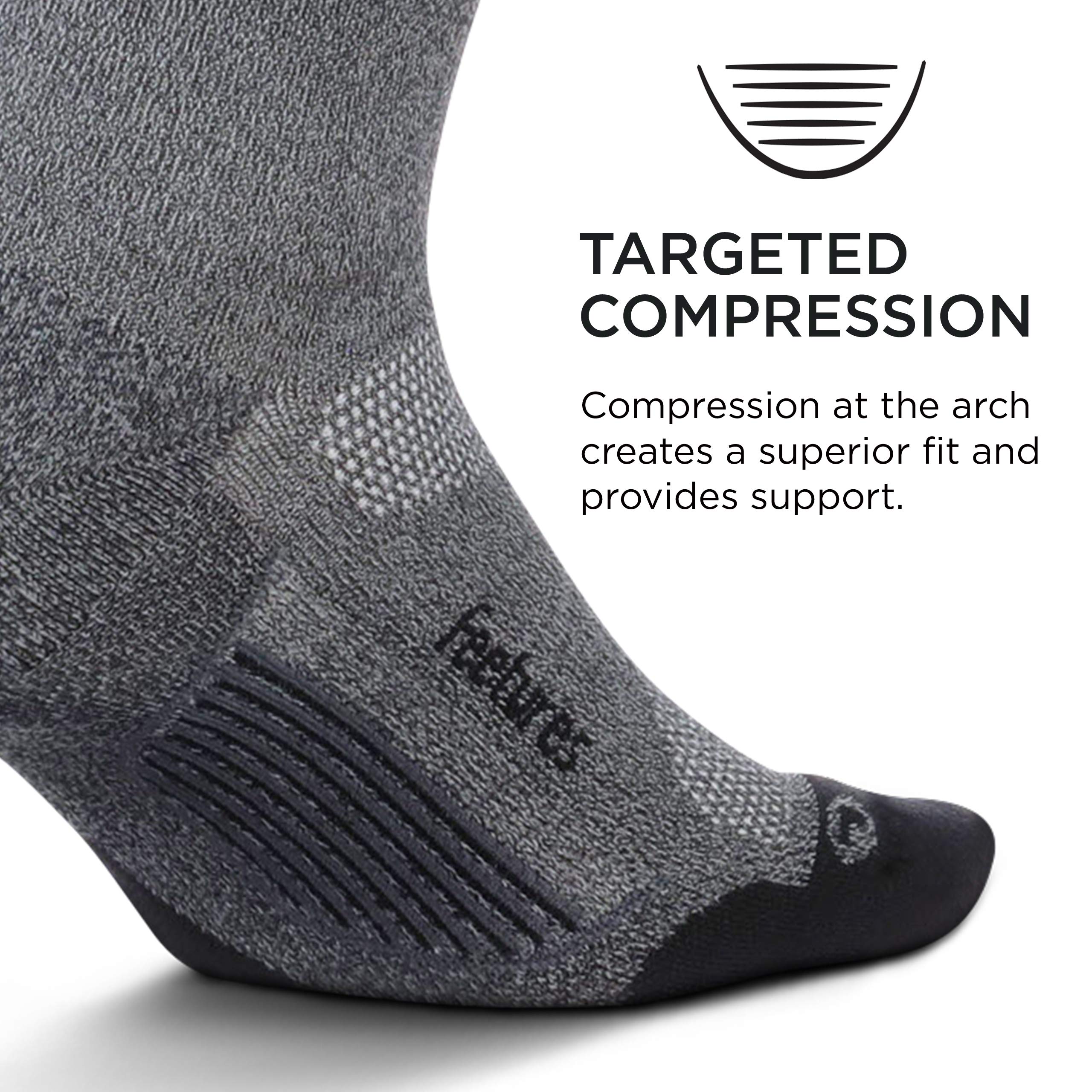 Feetures Compression Knee High Socks for Women & Men - Graduated Support Socks (1 Pair) - Ideal for Running, Travel & Circulation Support