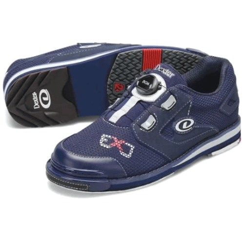 Dexter Men's SST 8 Power Frame BOA ExJ Navy Wide Bowling Shoes - Professional Performance for League Play & Tournament Bowling