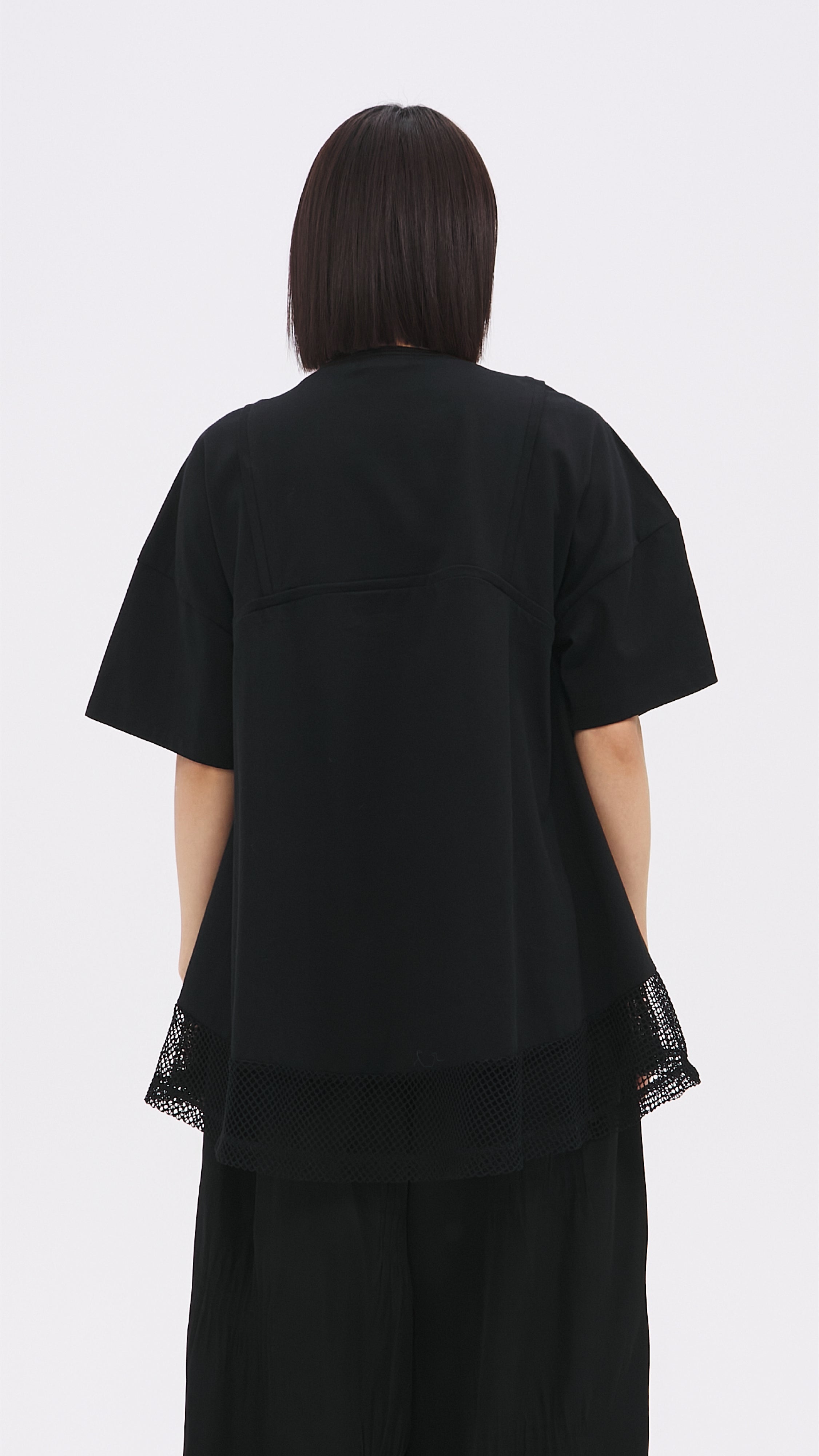 Stylish Cut Sewn Patched Women's Tops - Trendy Distressed Casual Shirt for Everyday Wear | Perfect for Street Style, Music Festivals & Weekend Outfits
