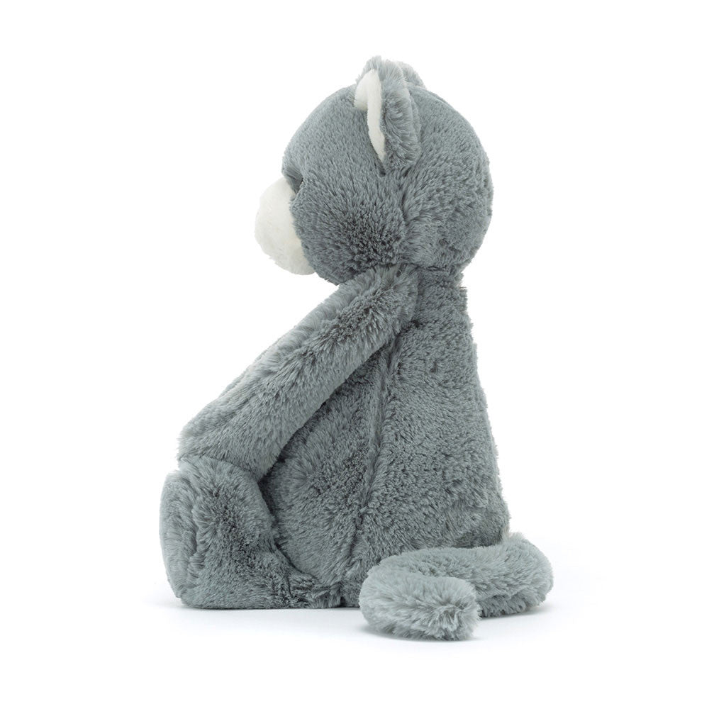Jellycat Bashful Kitten Plush Toy - Soft & Cuddly Stuffed Animal for Kids & Adults | Perfect for Gifts, Nursery Decor & Comfort