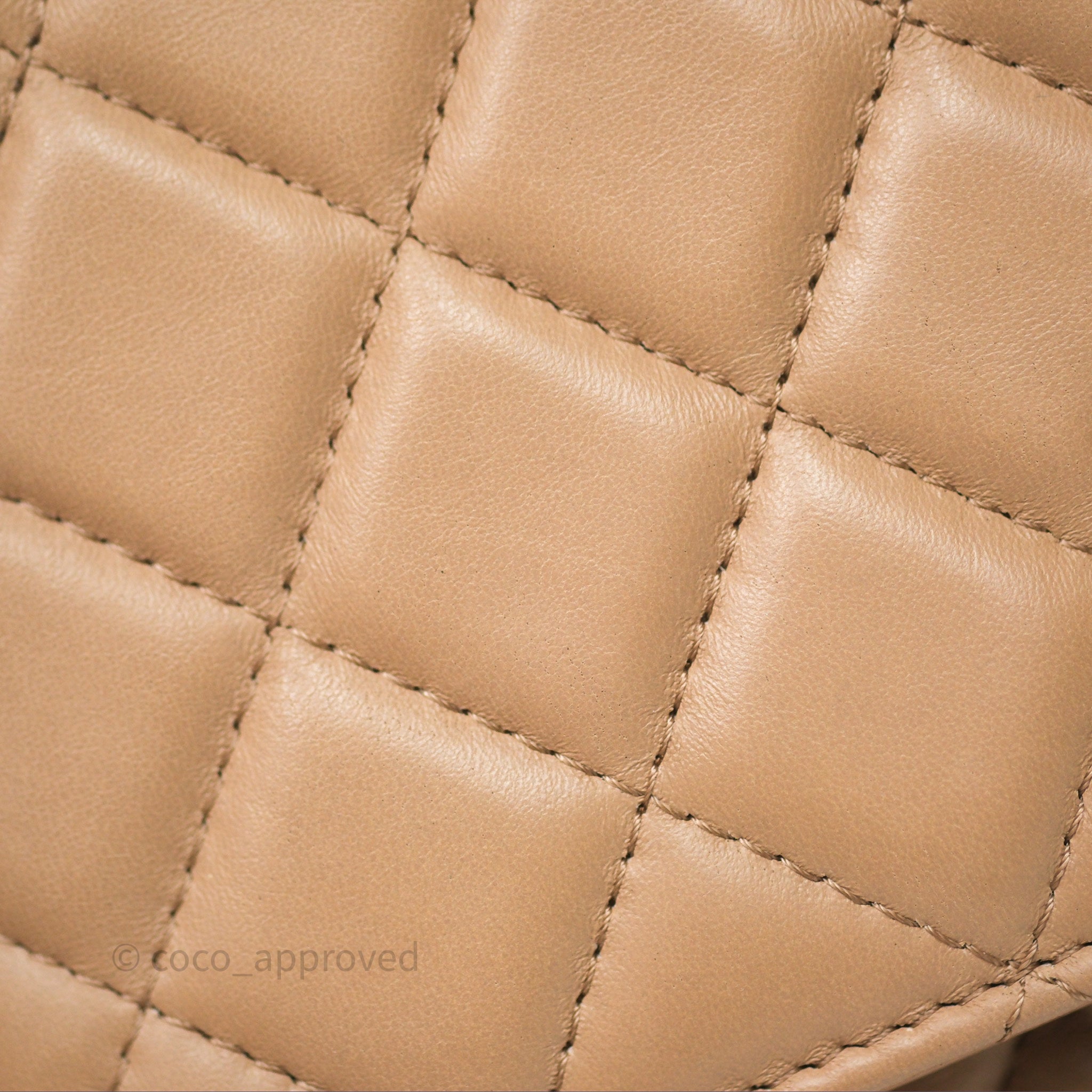 Chanel Quilted Lambskin Wallet on Chain WOC with Adjustable Strap - Beige Crossbody Bag for Women | Perfect for Parties, Date Nights & Everyday Use