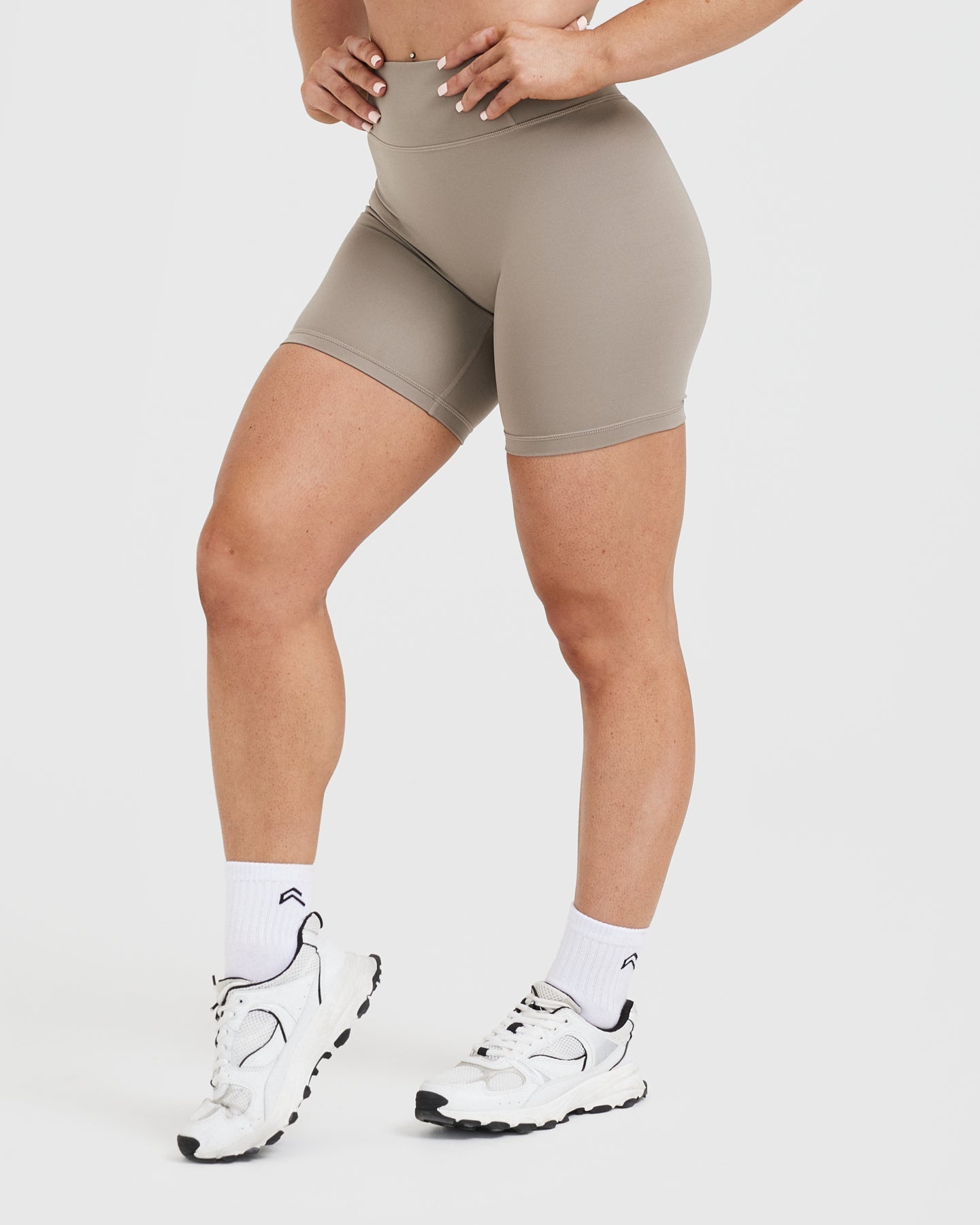 Timeless High Waisted Shorts for Women - Comfortable Minky Fabric - Perfect for Summer, Yoga, and Casual Wear | Size 6 | Medium (M)
