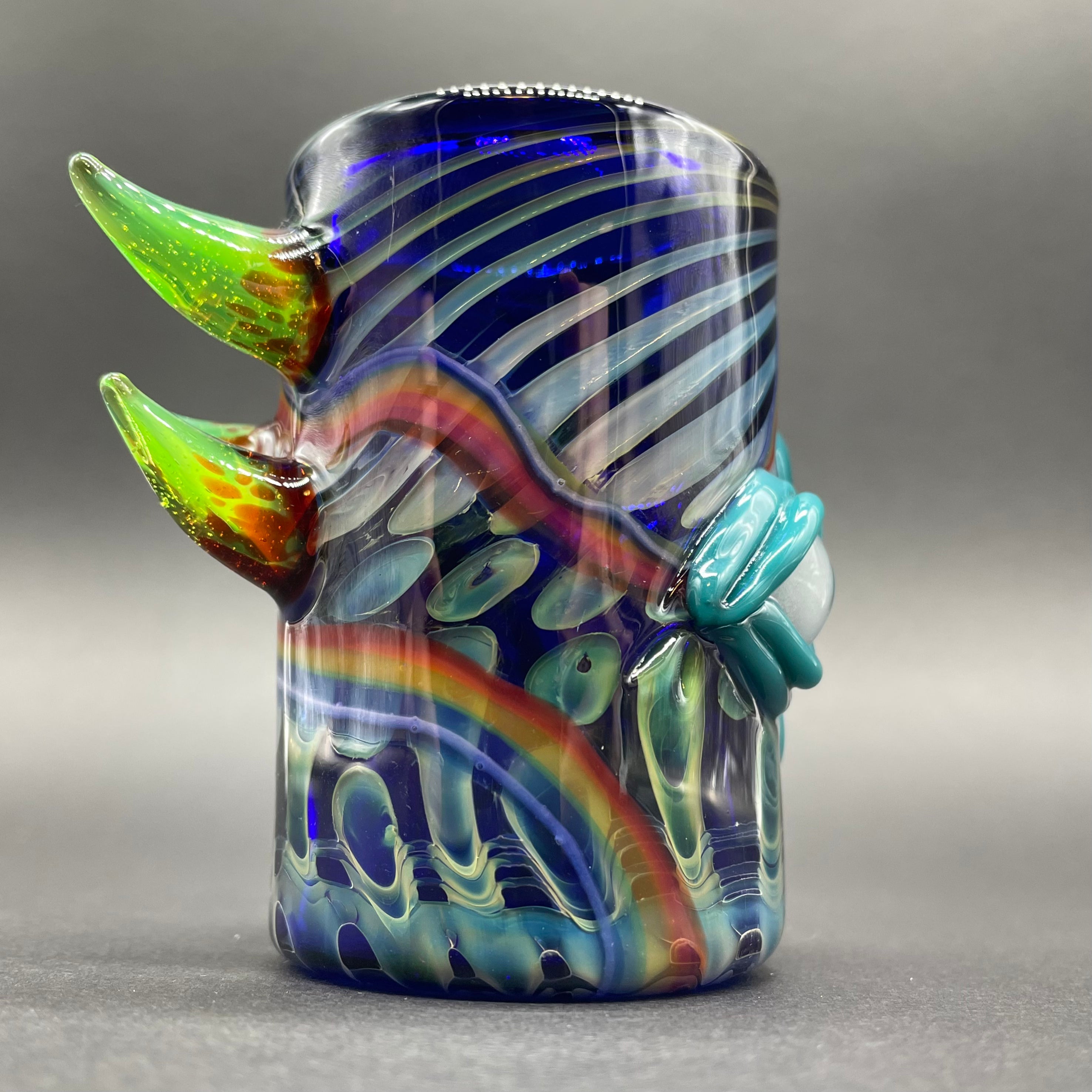Vibrant Rainbow Tongue Shot Glass - Fun & Colorful Party Drinking Cups for Halloween, Birthday & Themed Events