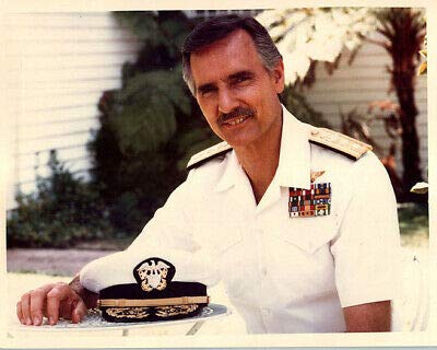 Original CBS Photo of Dennis Weaver in Emerald Point - Vintage TV Memorabilia for Collectors & Fans - Perfect for Home Decor, Man Cave, or Gift for Classic TV Enthusiasts