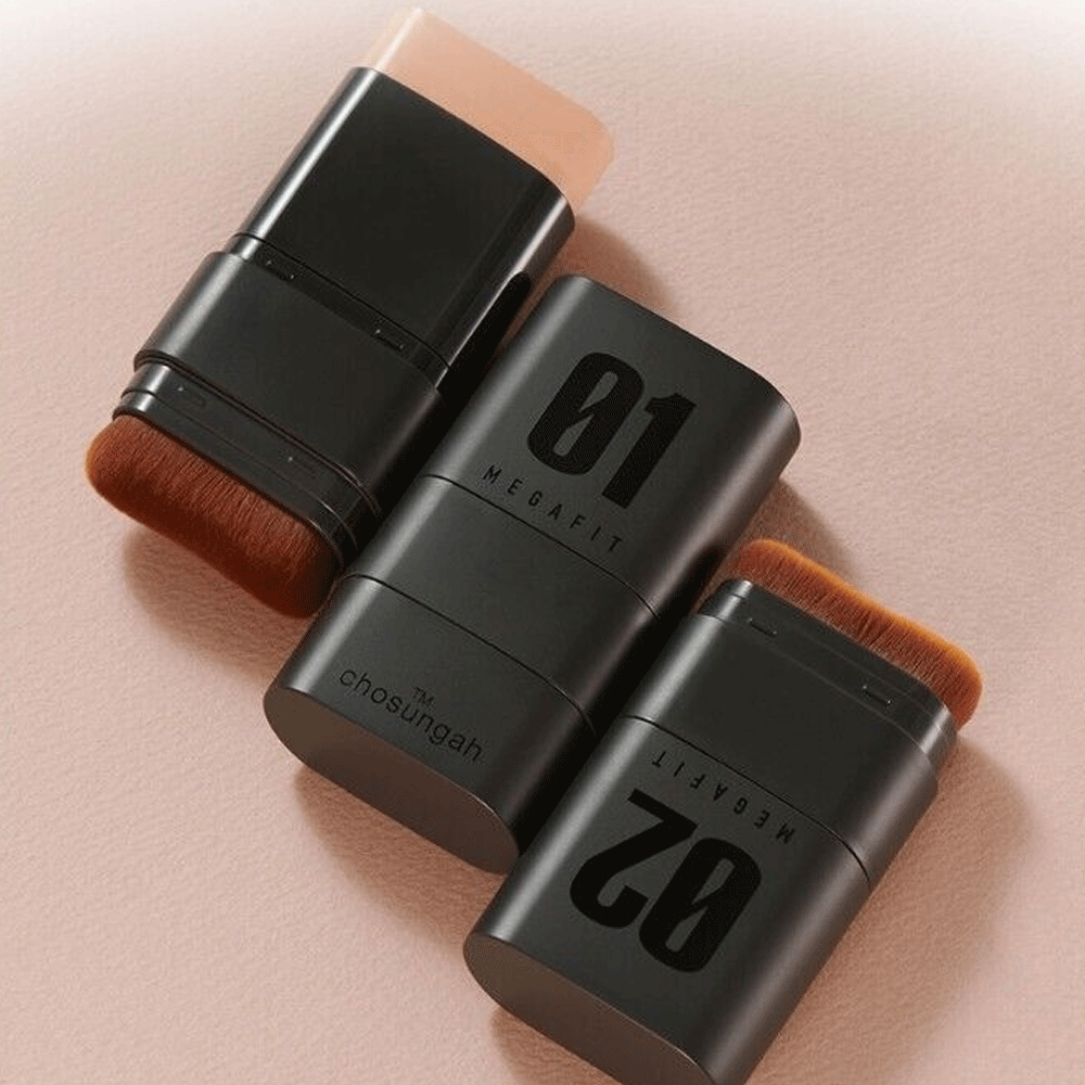 CHOSUNGAH BEAUTY Mega Fit Stick Foundation SPF50+ PA++++ 16g - Long Lasting Full Coverage Makeup for Oily & Dry Skin | Perfect for Everyday Wear & Travel